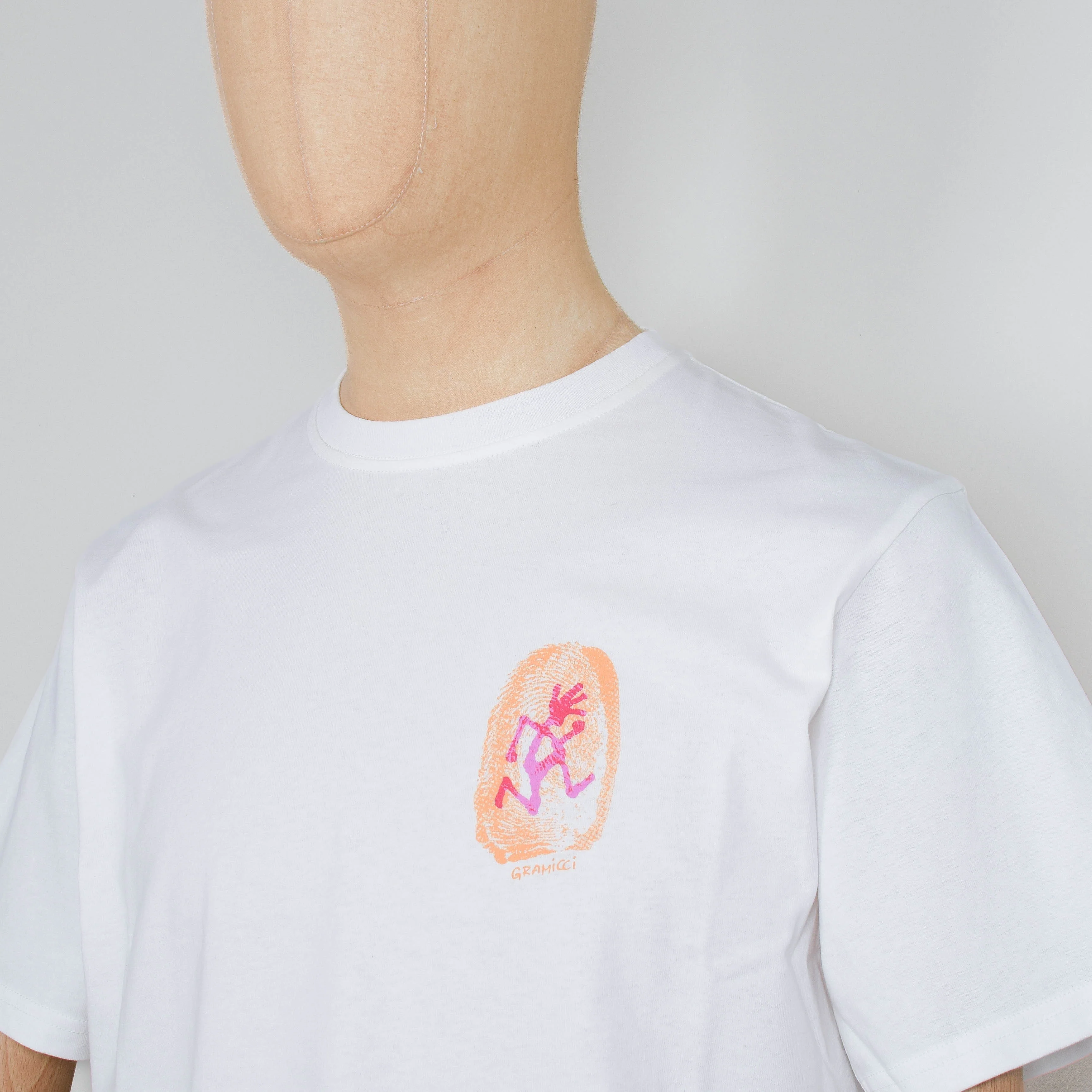 Gramicci Thumbprint Tee - White - Image 3
