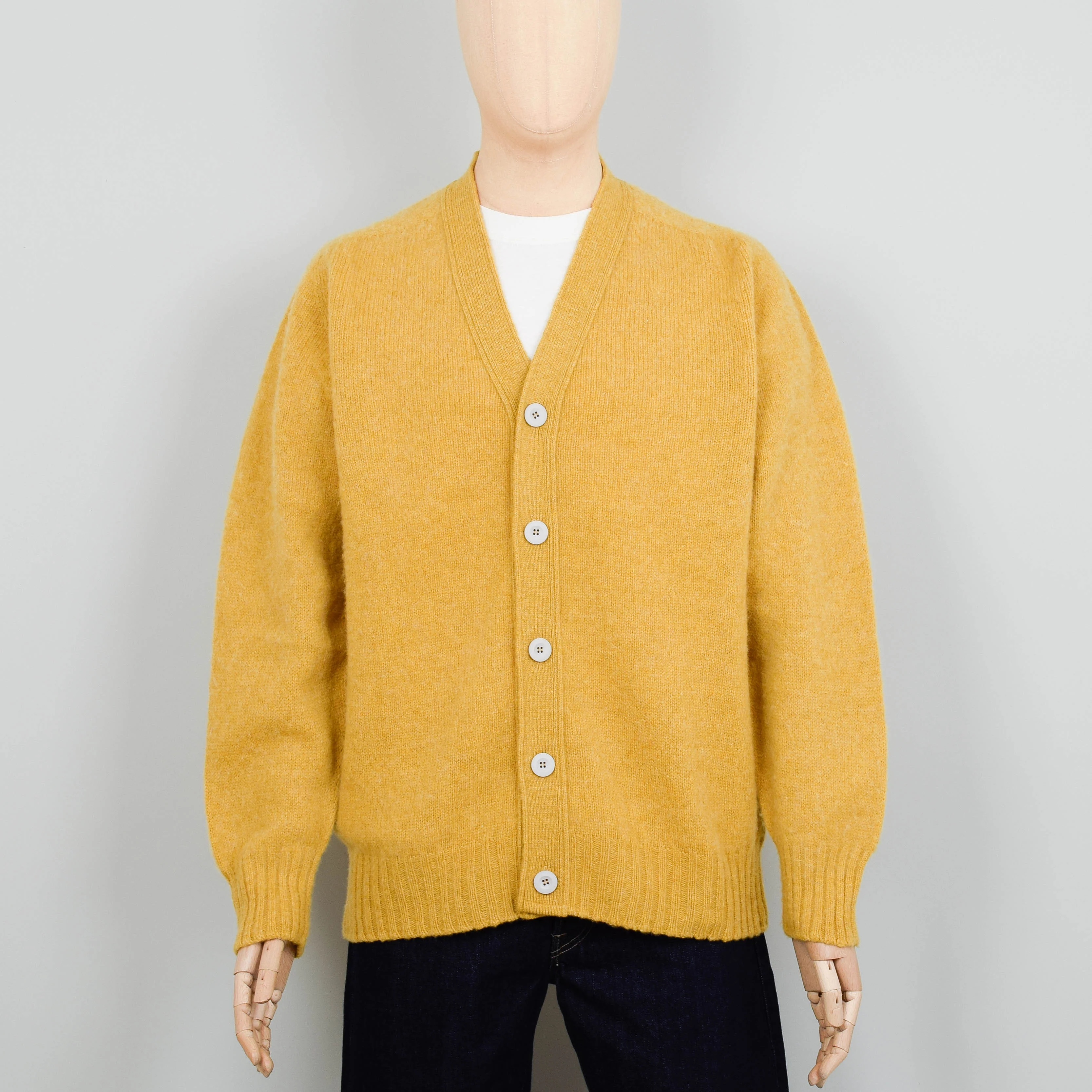 Howlin' Shaggy Bear Cardigan - Butterscotch