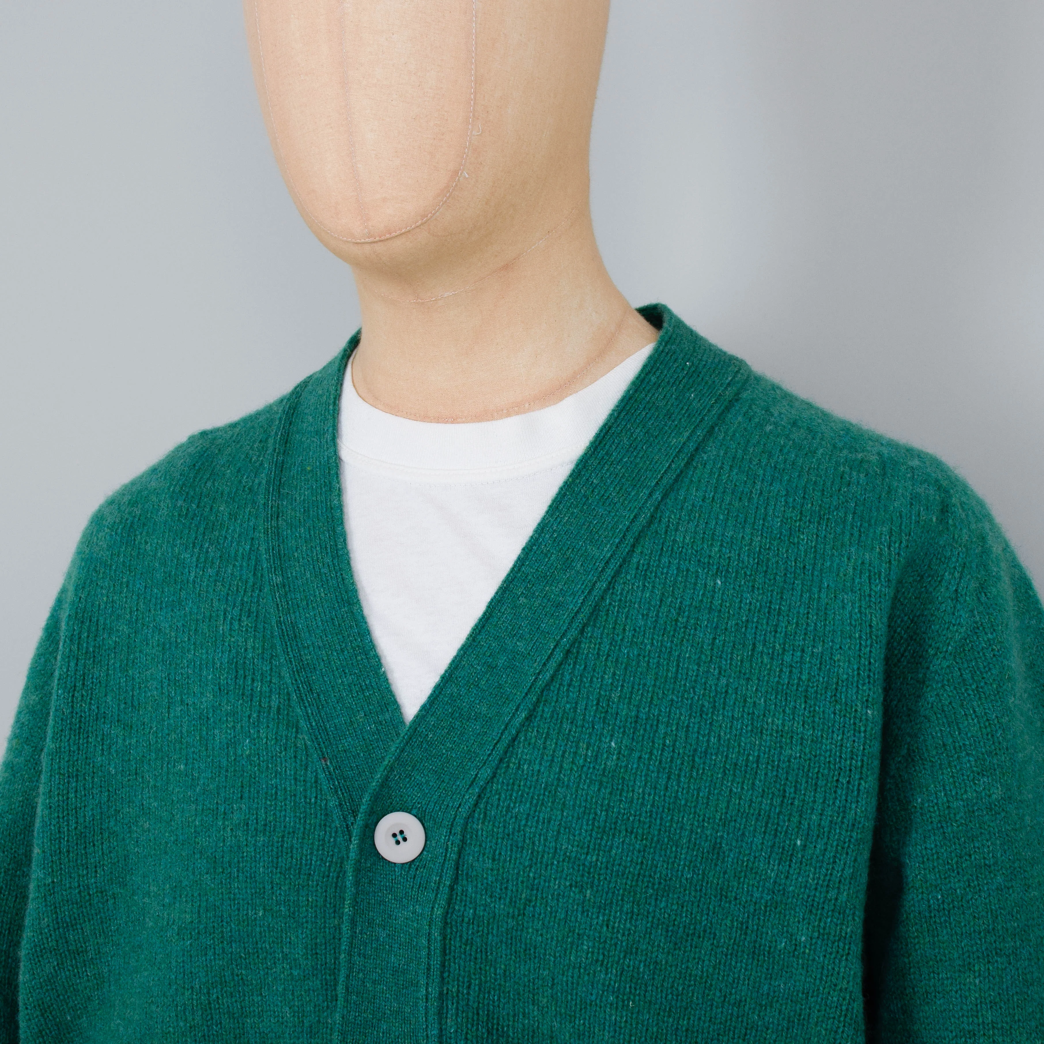 Howlin' Shaggy Bear Cardigan - Greendream - Image 2