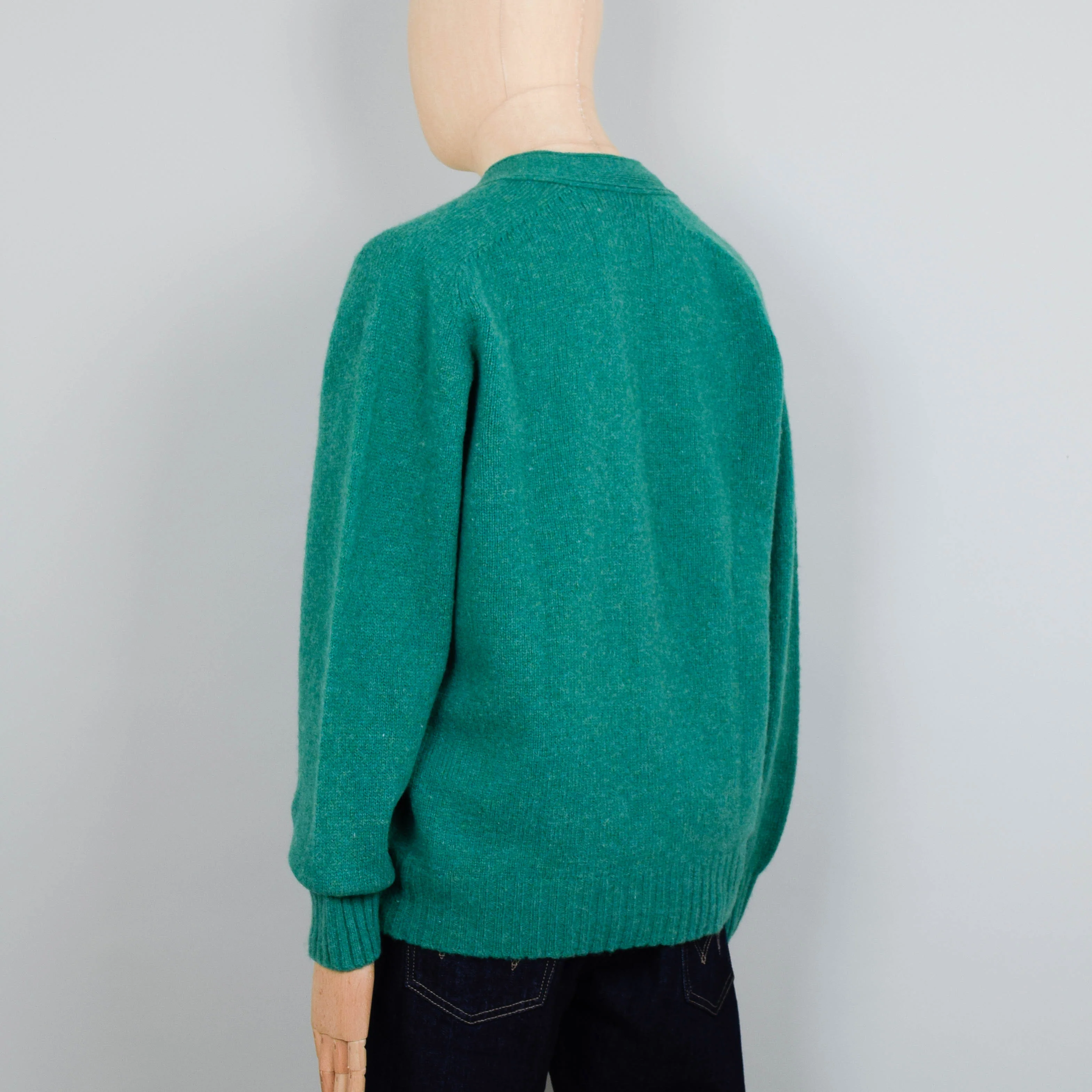 Howlin' Shaggy Bear Cardigan - Greendream - Image 3