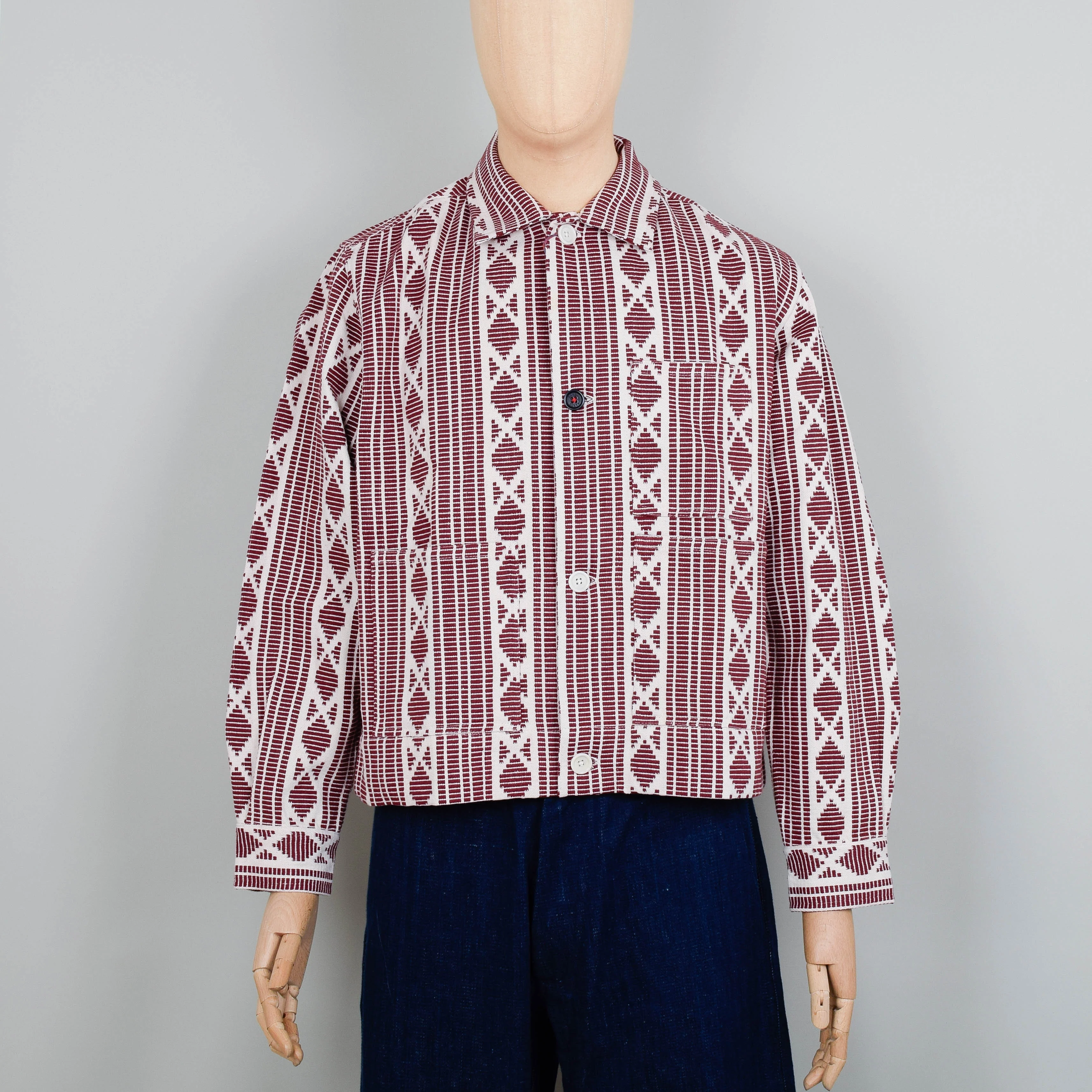 Kardo Bodhi Jacket - Jacquard Red