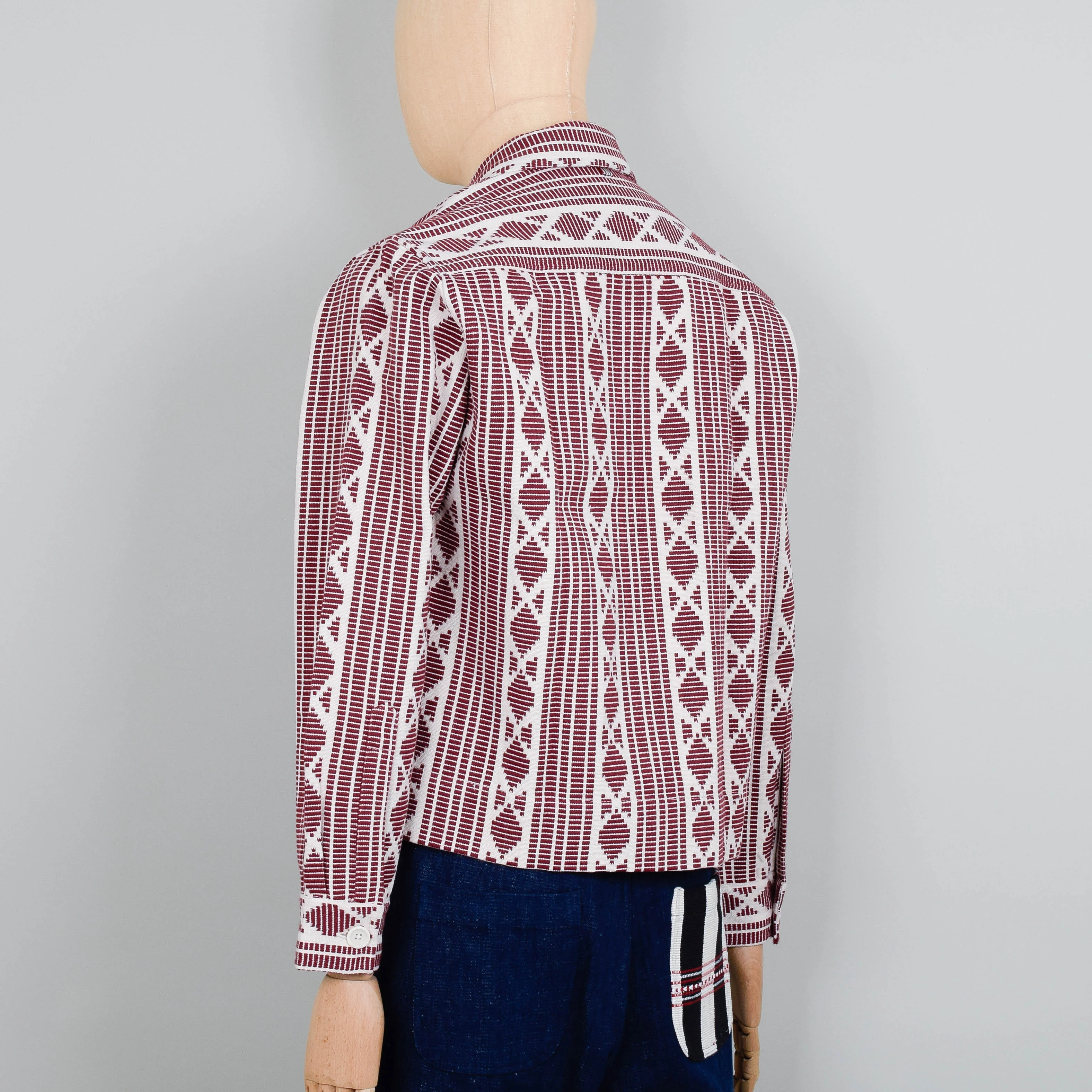 Kardo Bodhi Jacket - Jacquard Red - Image 3
