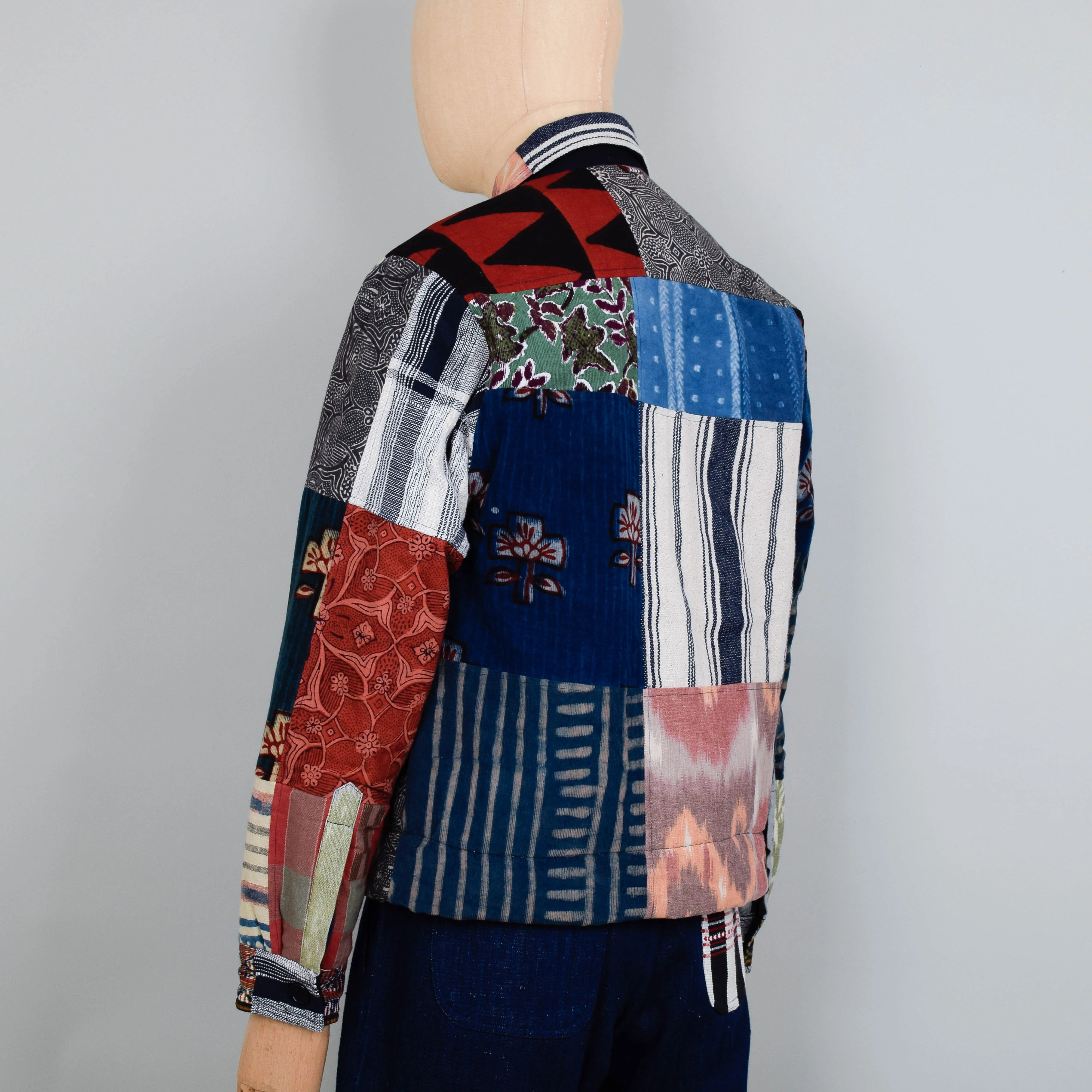 Kardo Bodhi Padded Jacket - Patchwork - Image 4