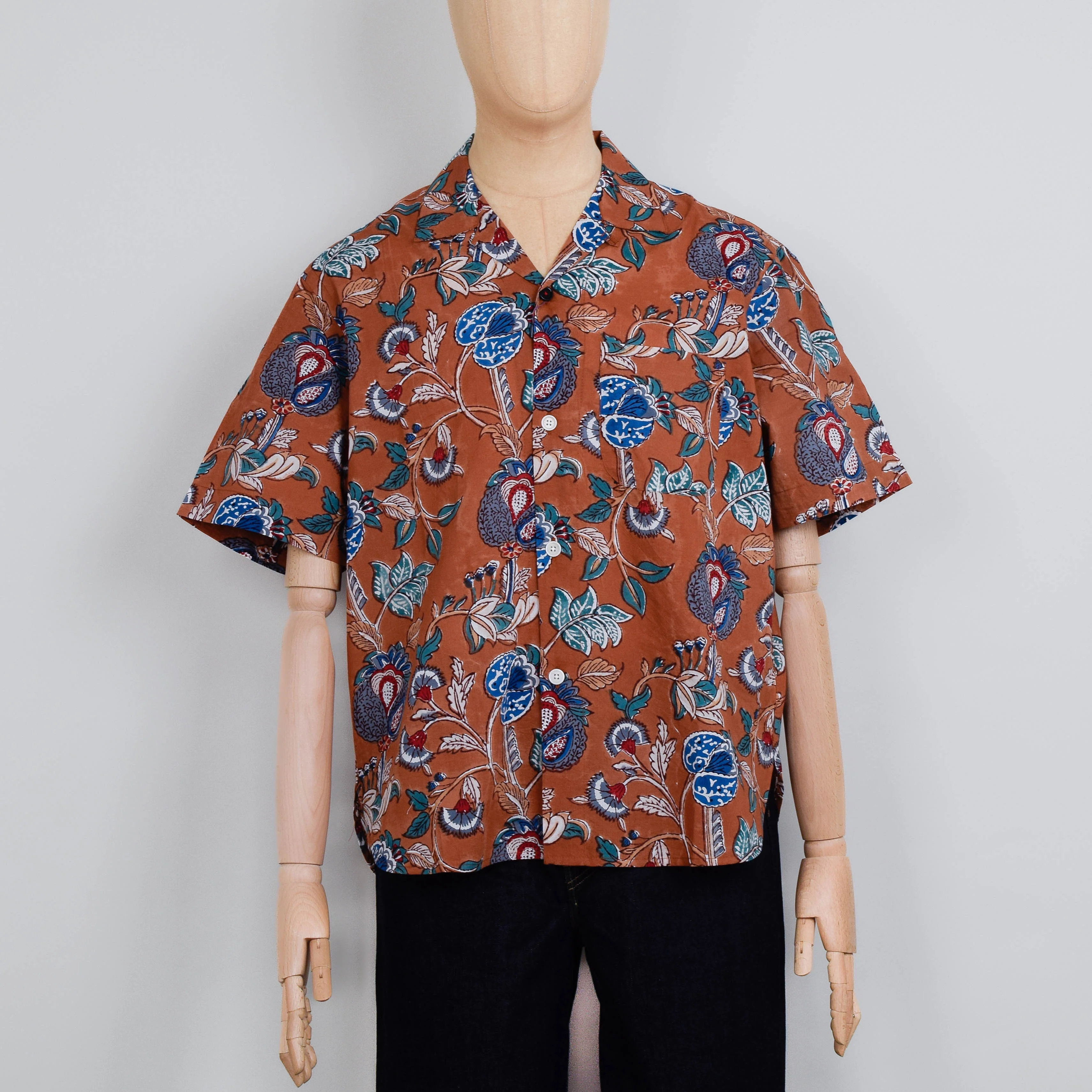 Kardo Ronen Block Shirt - Brown