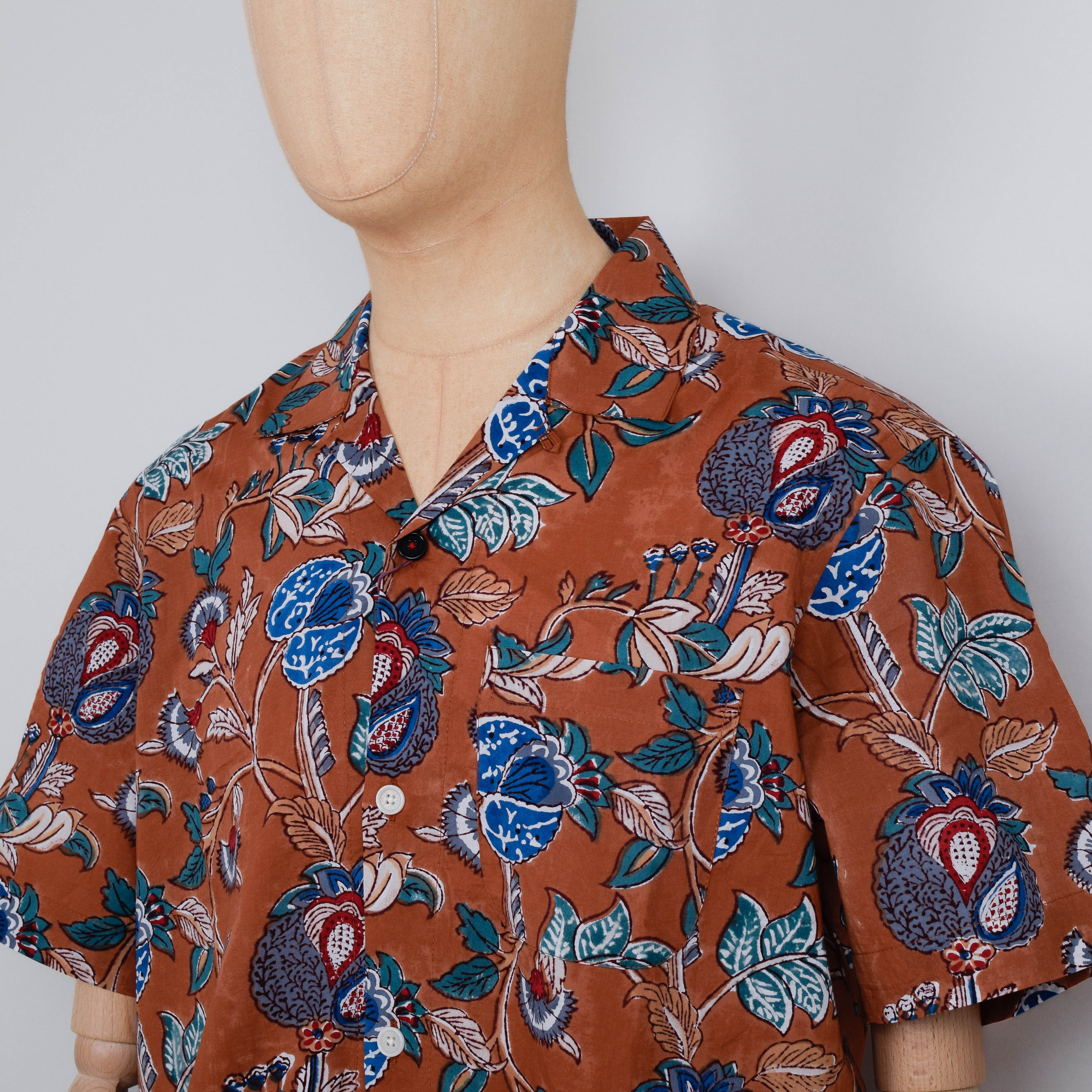 Kardo Ronen Block Shirt - Brown - Image 2