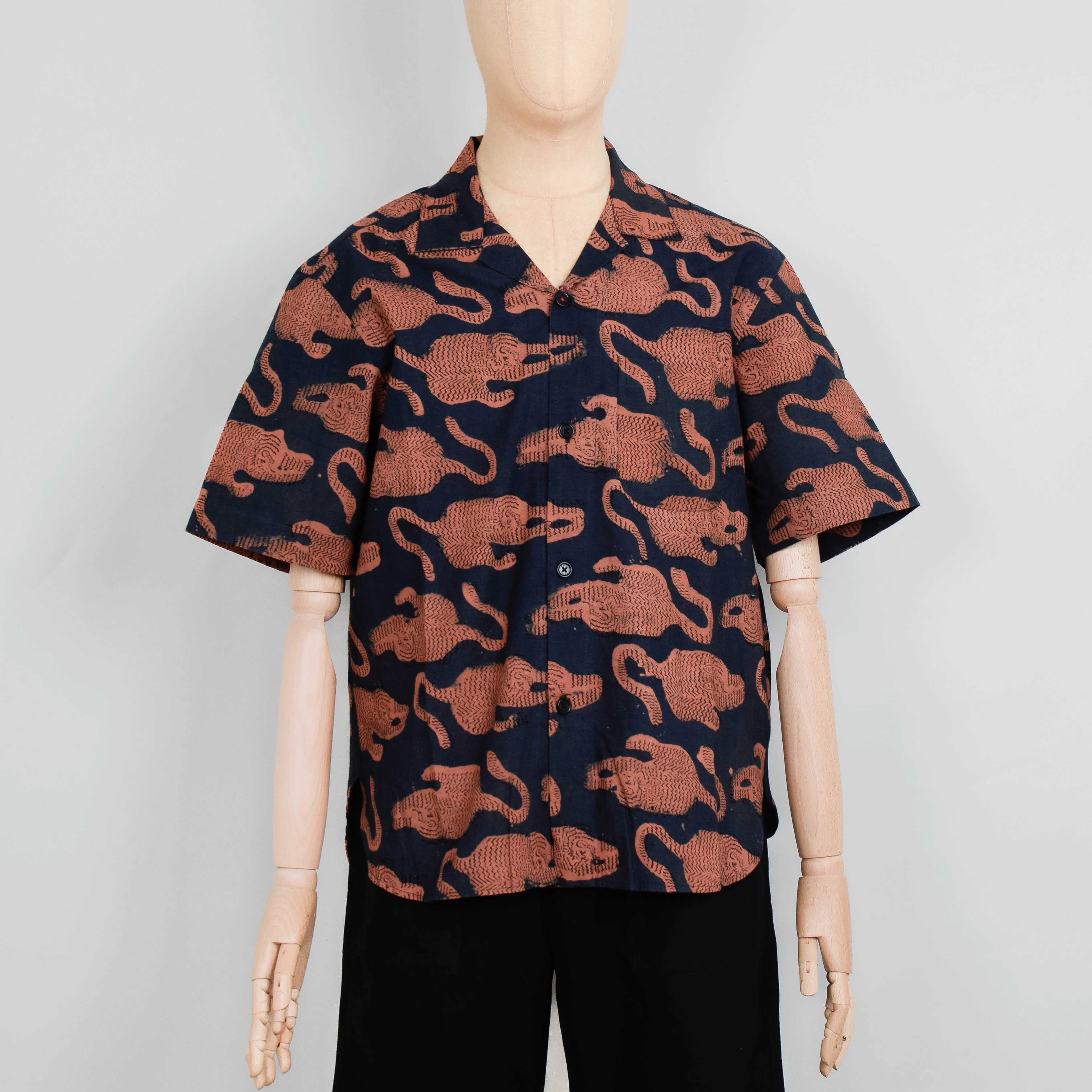 Kardo Ronen Block Shirt - Brown / Black