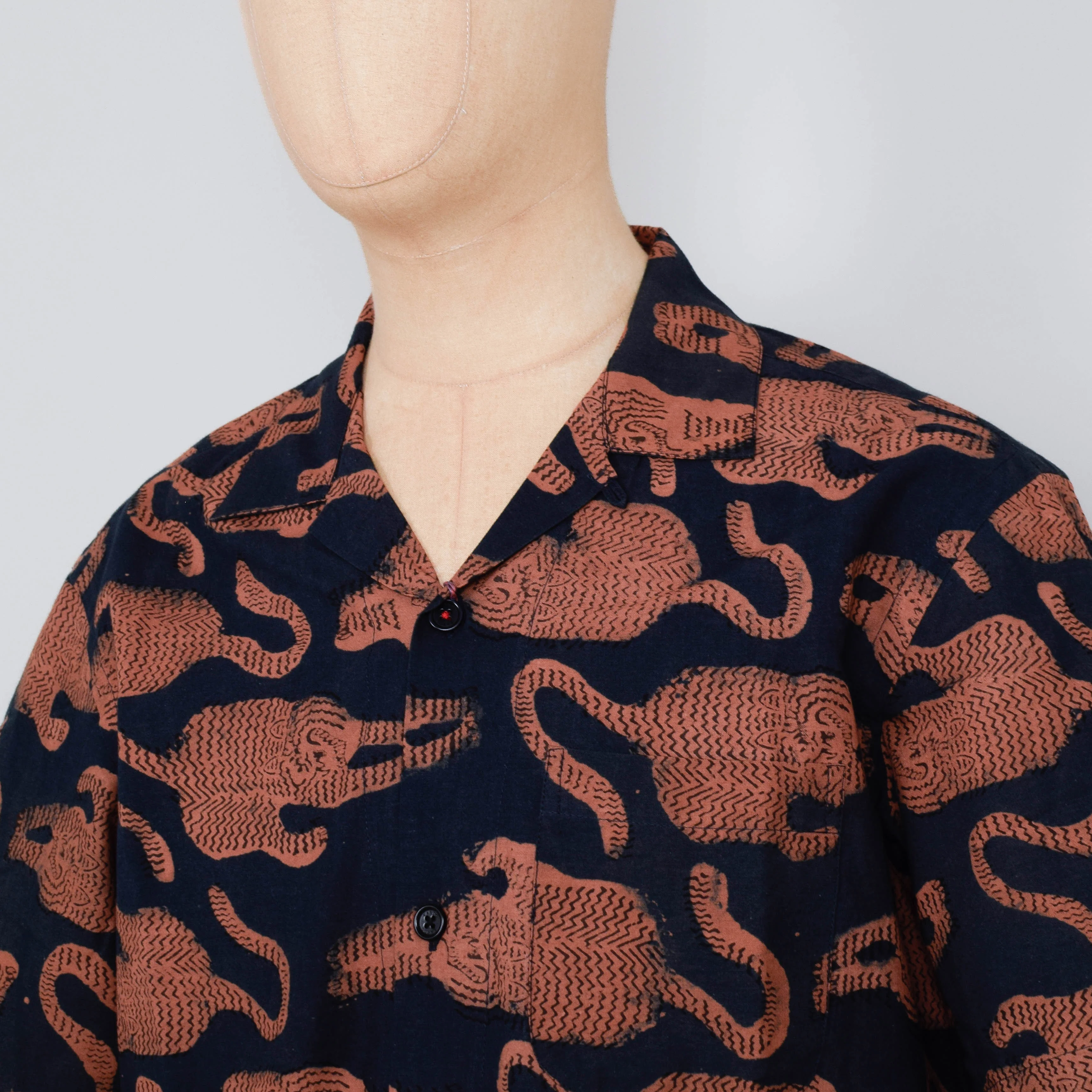 Kardo Ronen Block Shirt - Brown / Black - Image 2