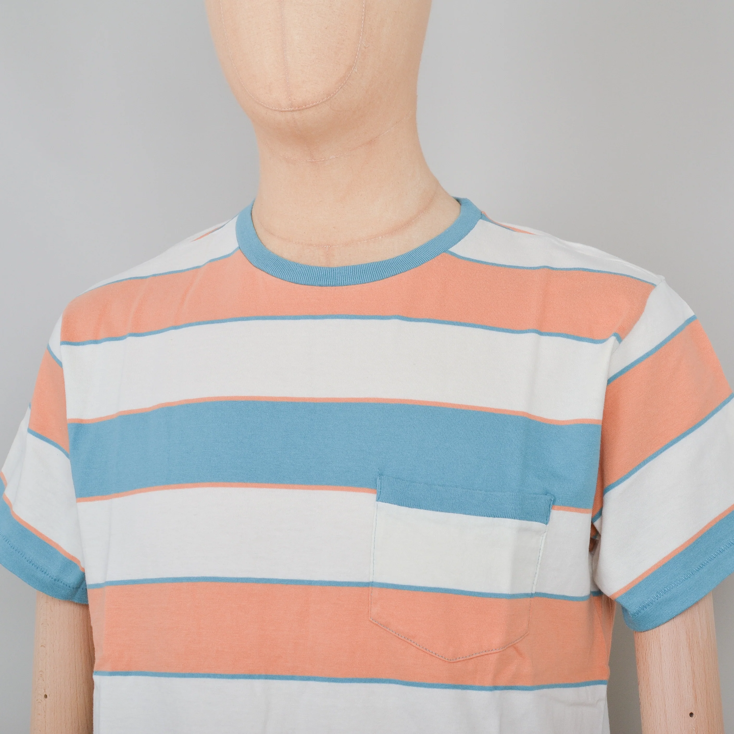 Levi's Vintage Clothing 1940's Split Hem Tee - Sunset Orange Blue - Image 2