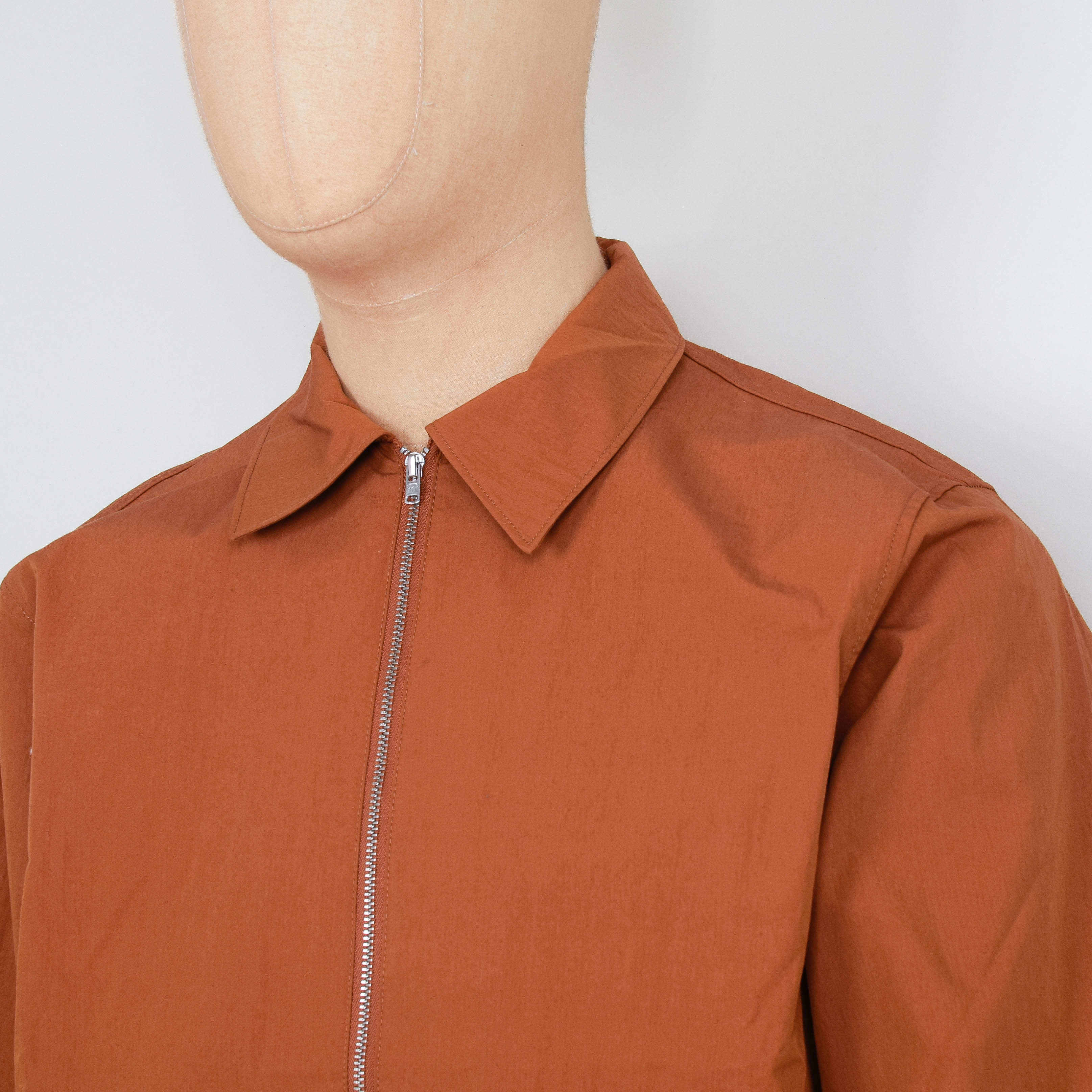 NN. 07 Virgil Zip Shirt - Caramel - Image 2