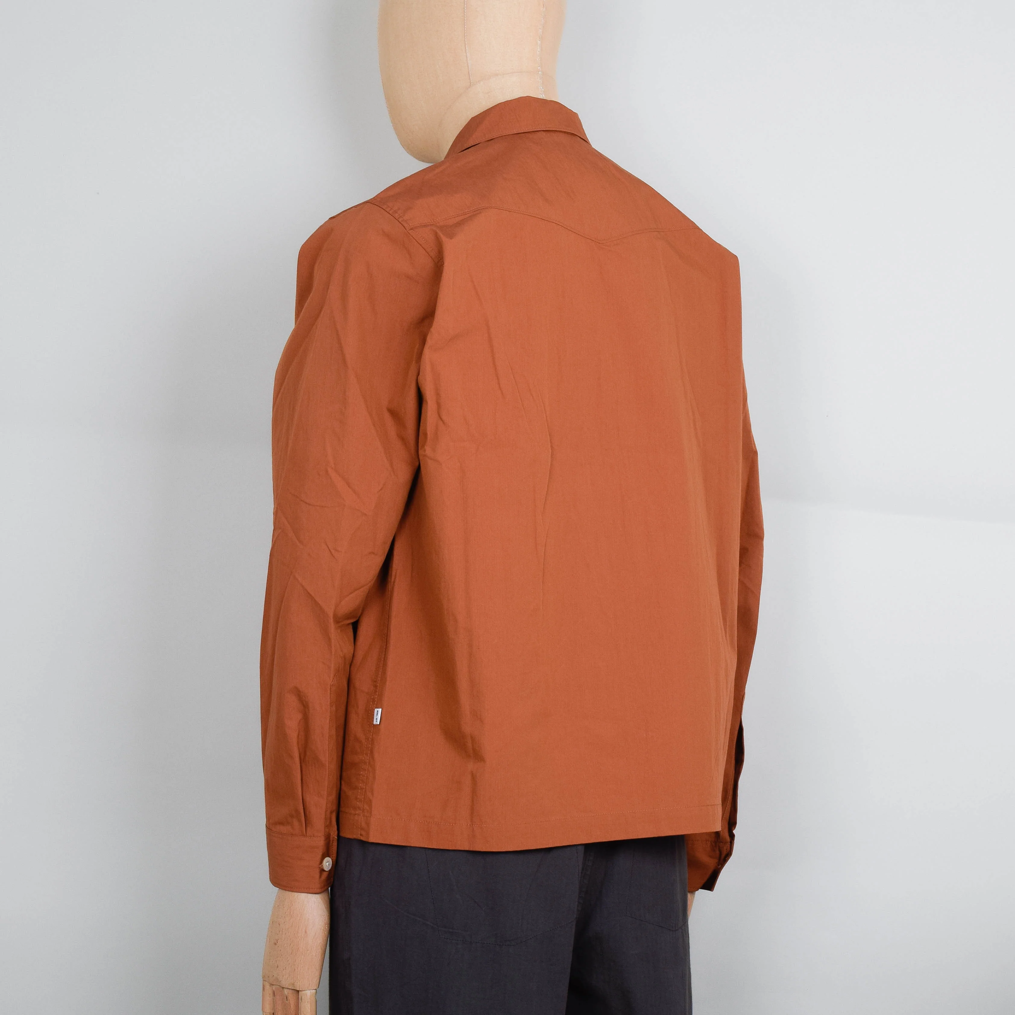 NN. 07 Virgil Zip Shirt - Caramel - Image 3