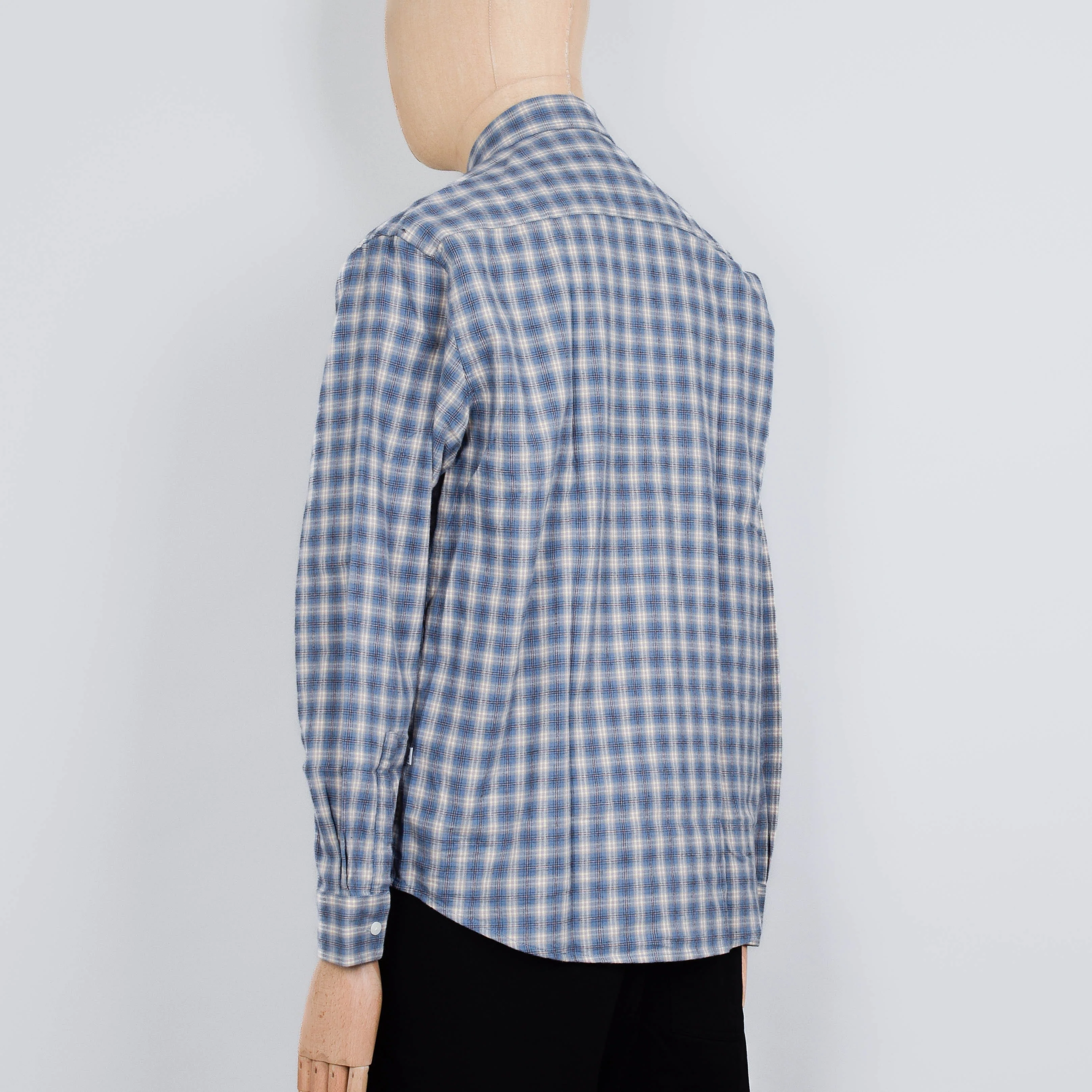 NN. 07 Deon Shirt - Blue Check - Image 3