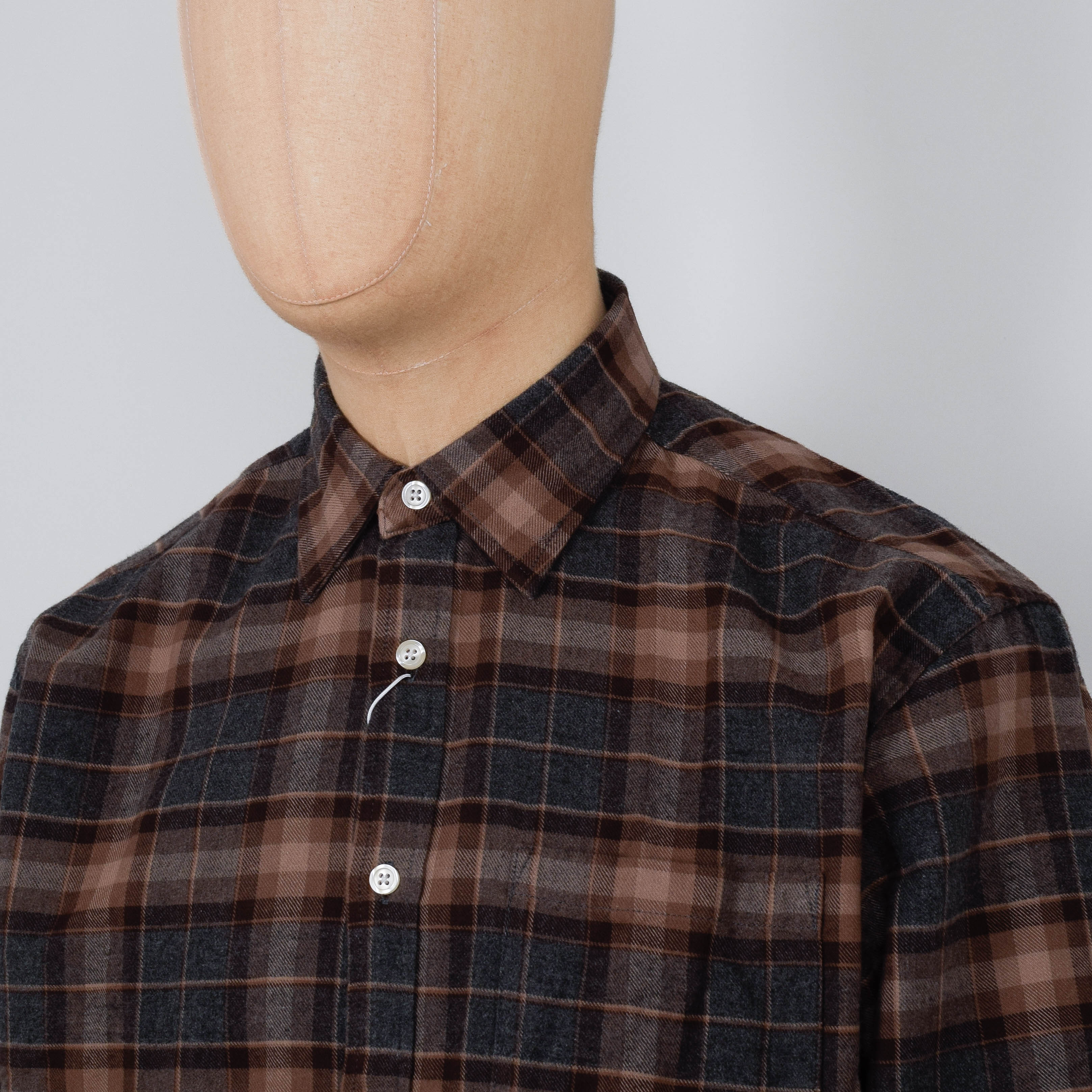 NN. 07 Deon Shirt - Brown Check - Image 2