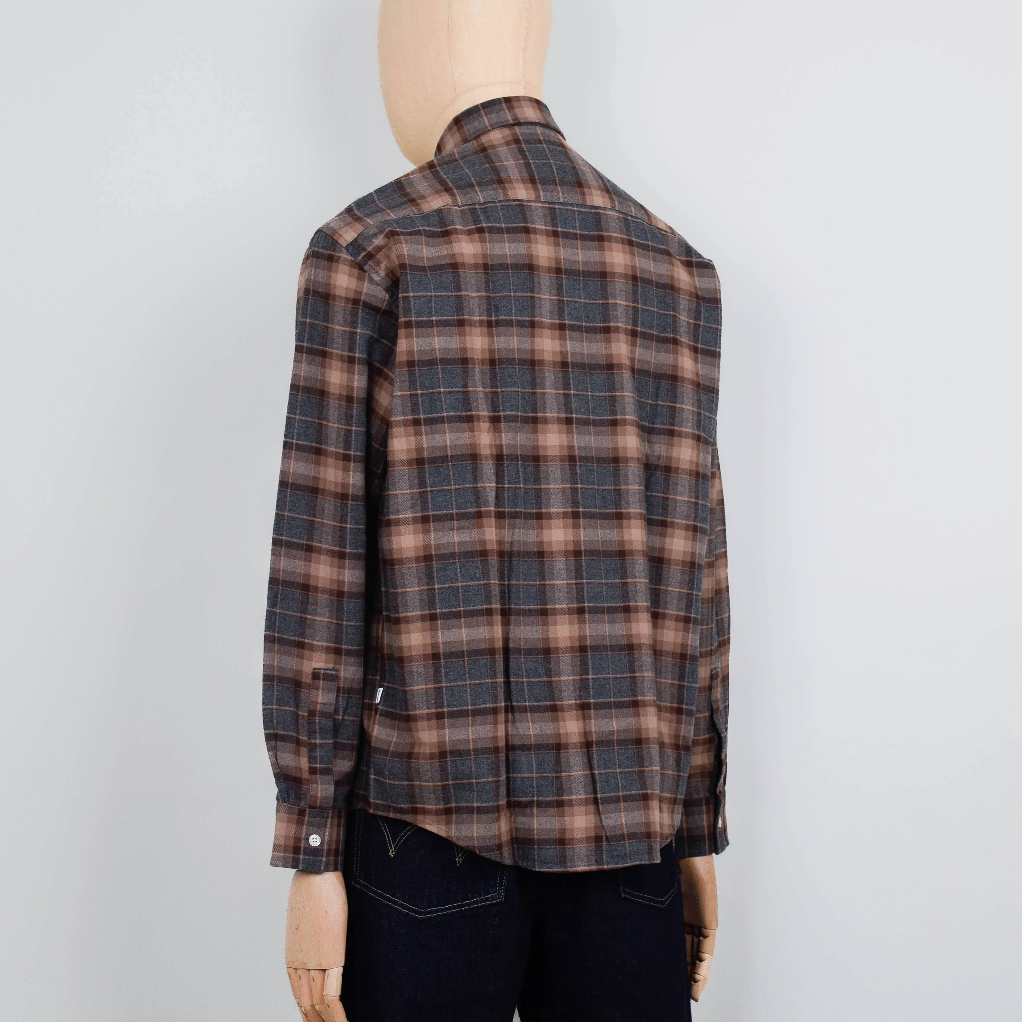 NN. 07 Deon Shirt - Brown Check - Image 3