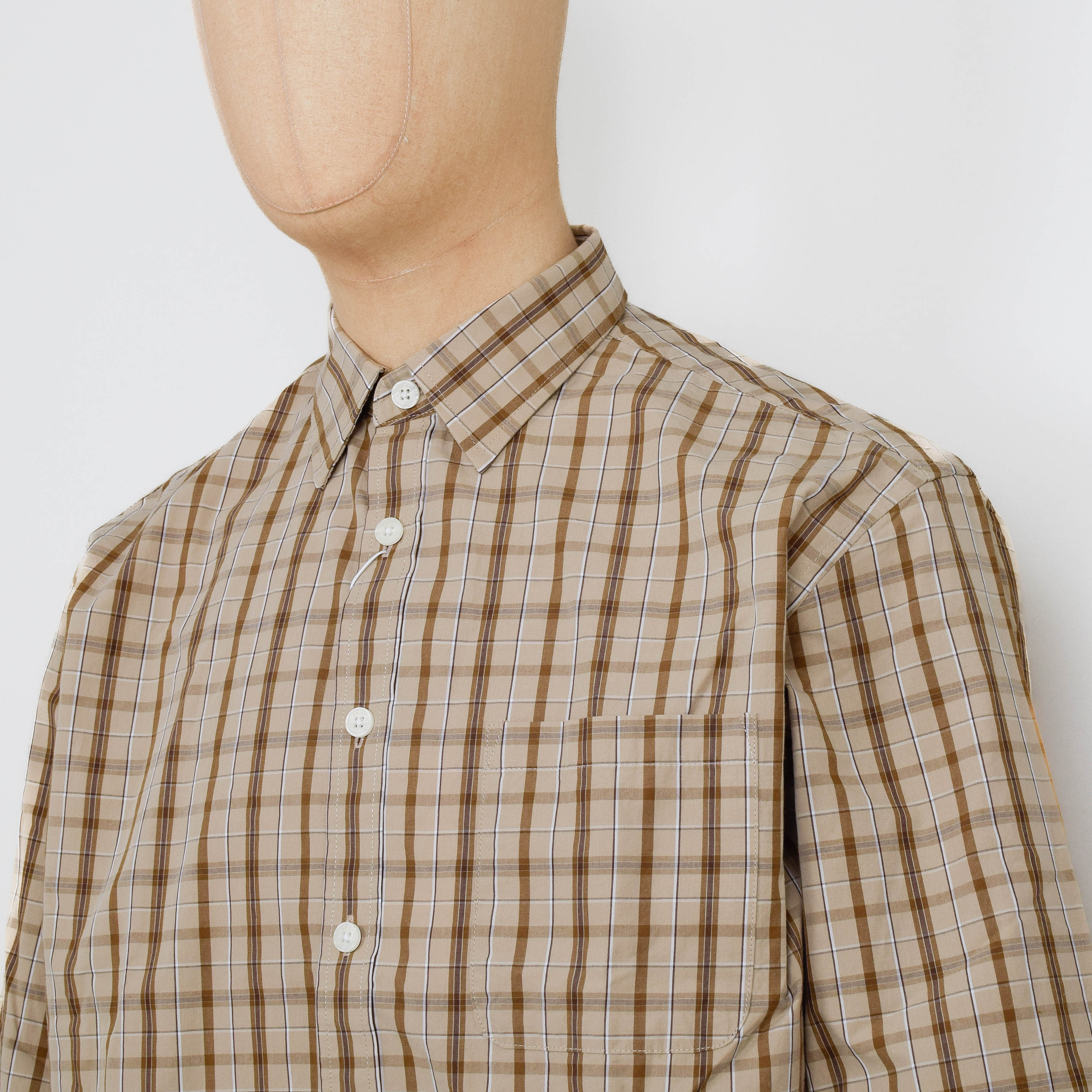 NN. 07 Deon Shirt - Khaki Check - Image 2