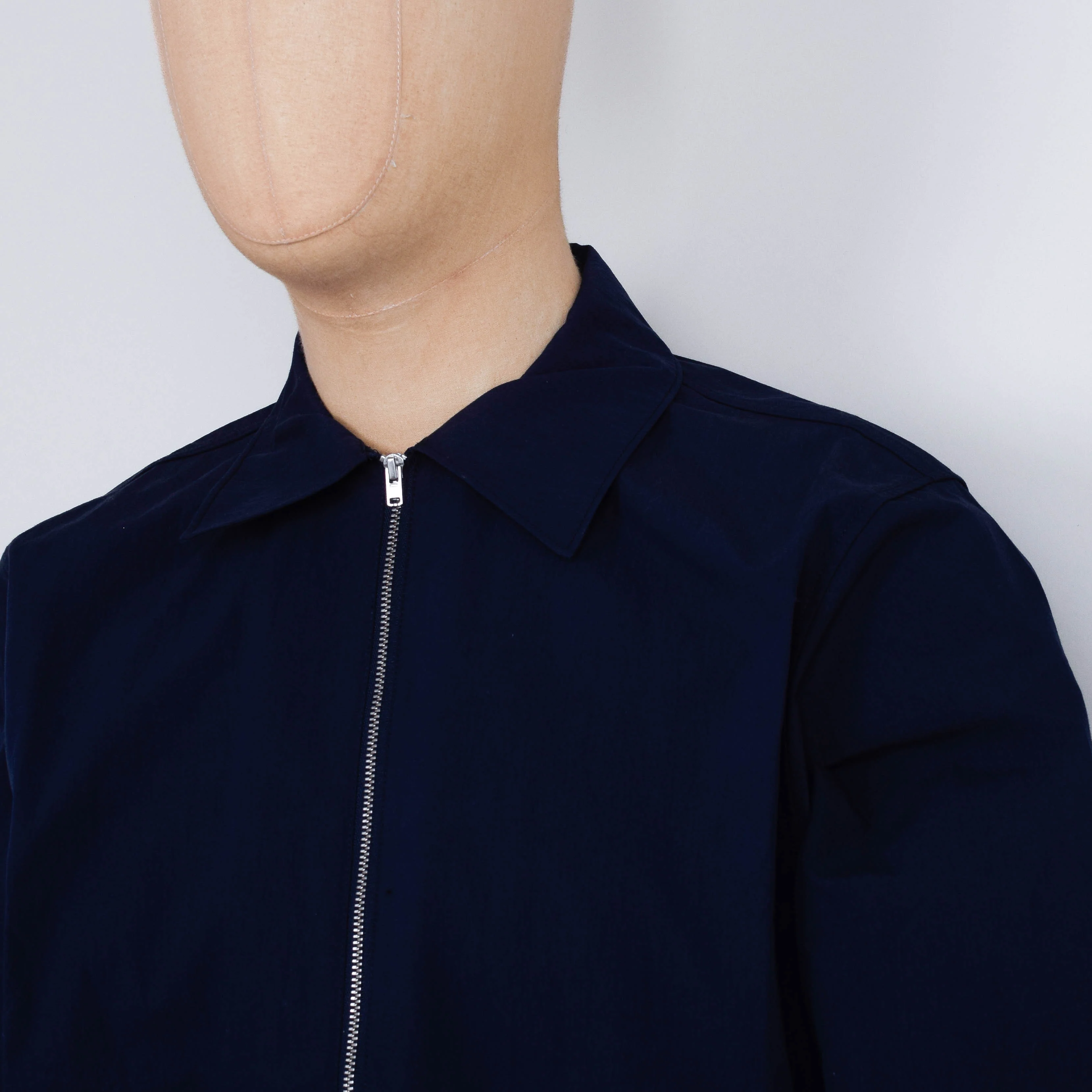NN. 07 Virgil Zip Shirt - Navy - Image 2