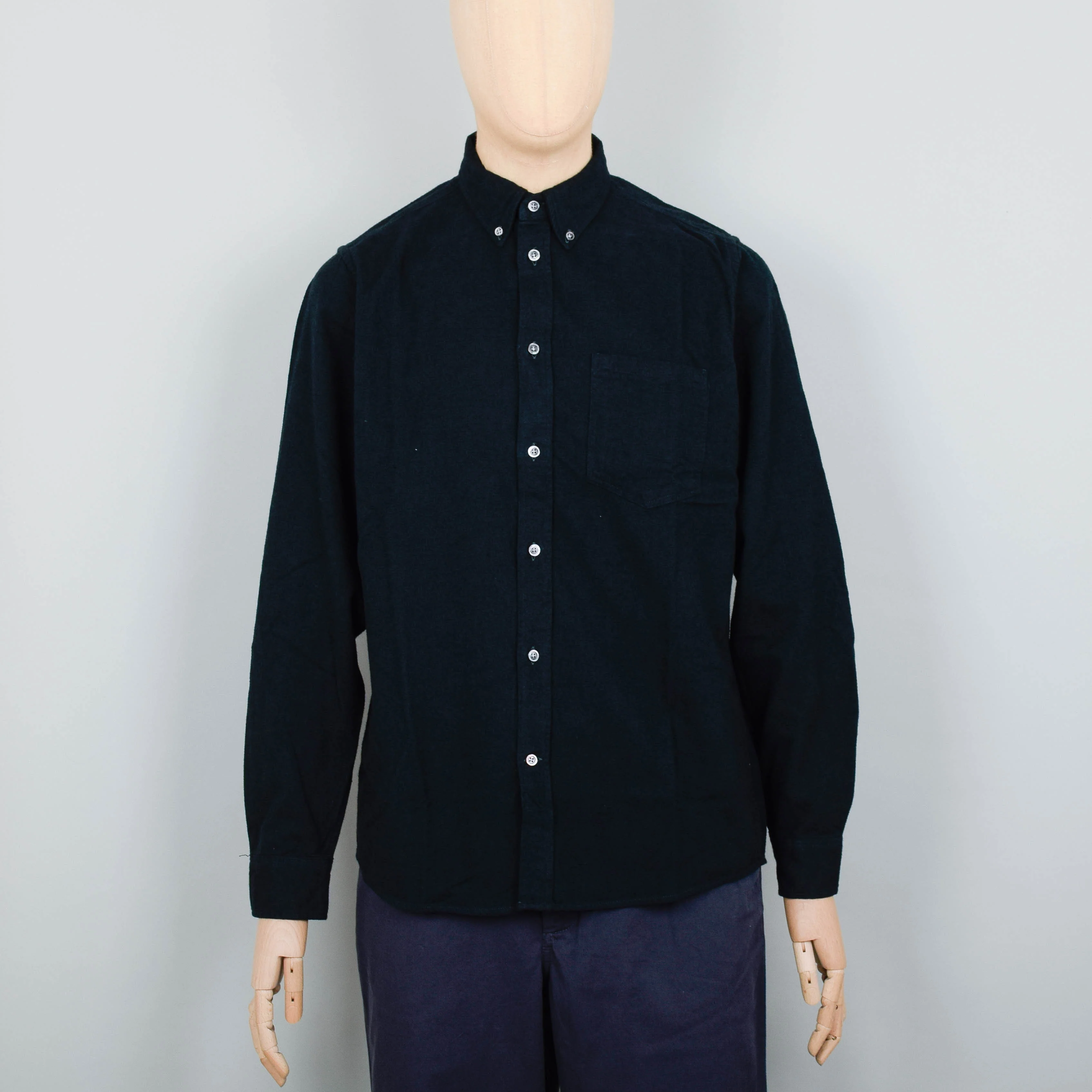 Norse Projects Anton Brushed Flannel - Varsity Green