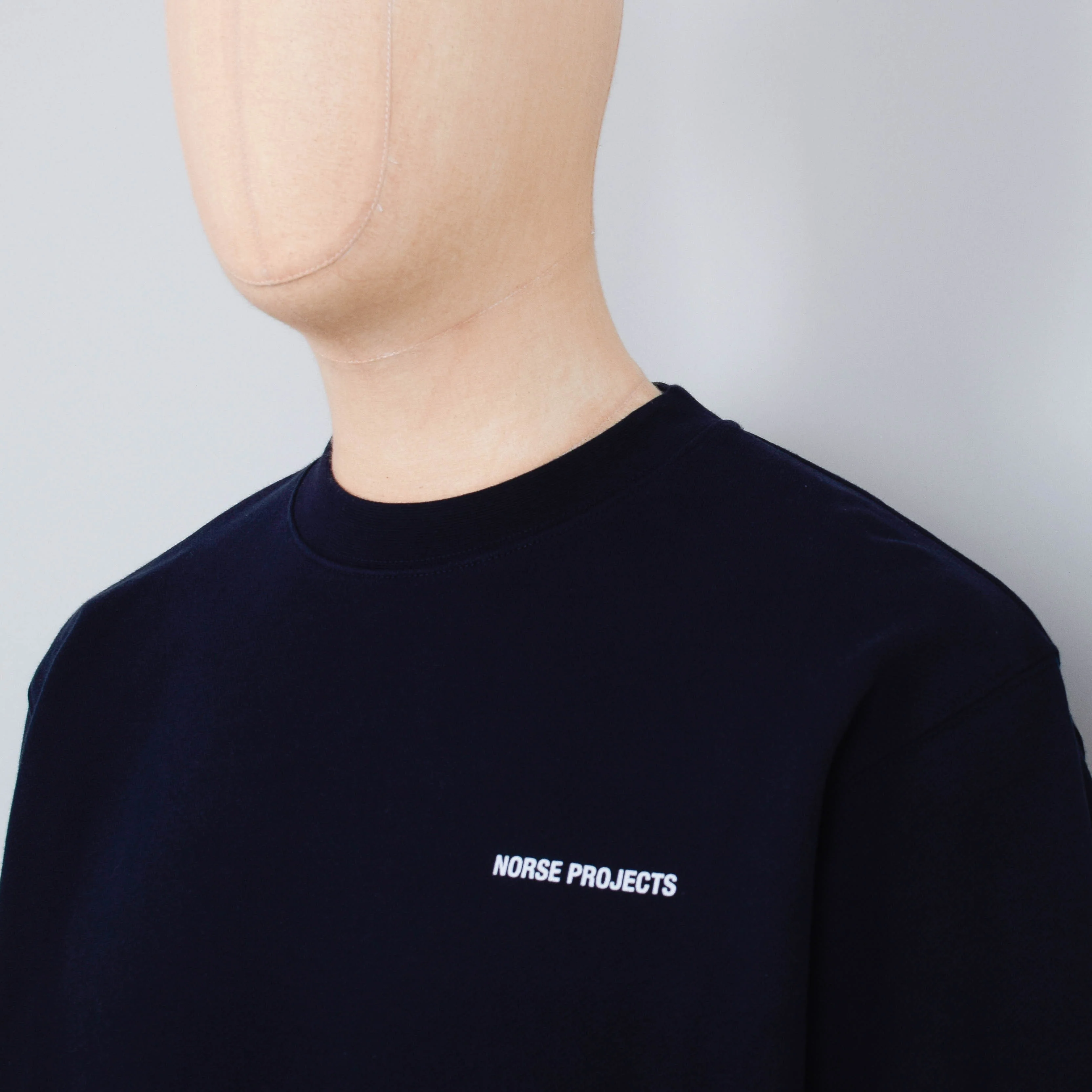 Norse Projects Arne Logo Sweat - Dark Navy - Image 2