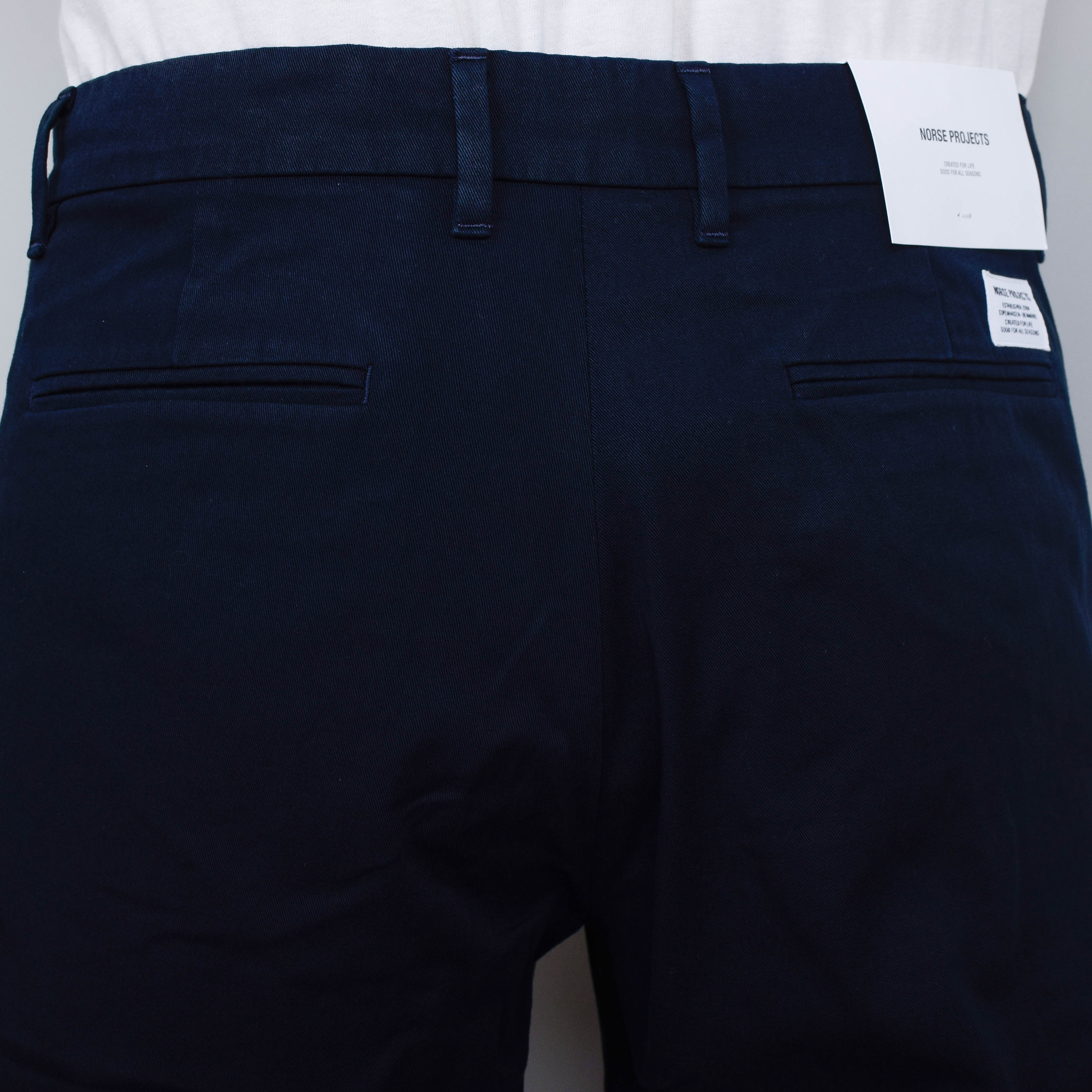 Norse Projects Aros Regular Light Stretch - Dark Navy - Image 3