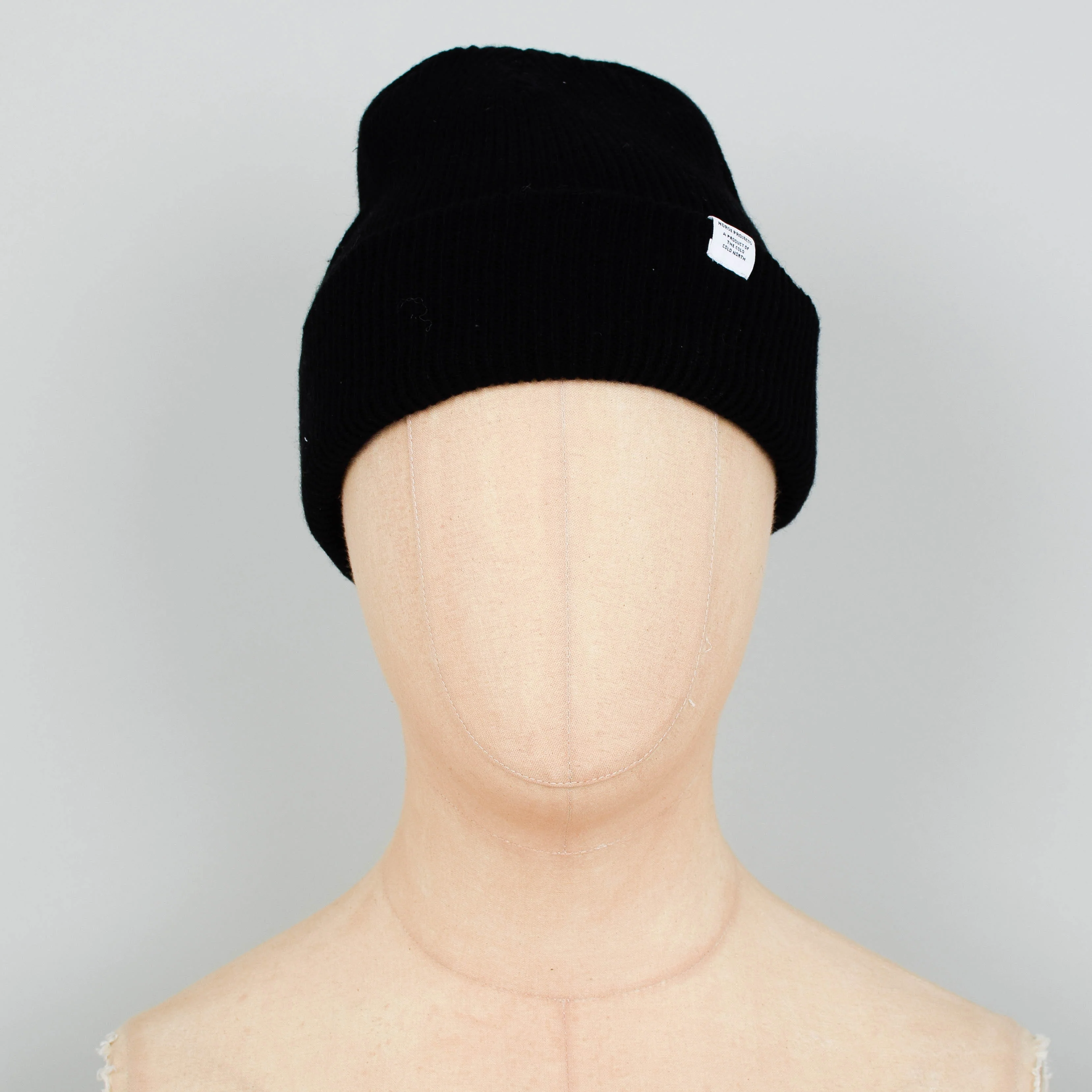 Norse Projects Beanie - Black - Image 2
