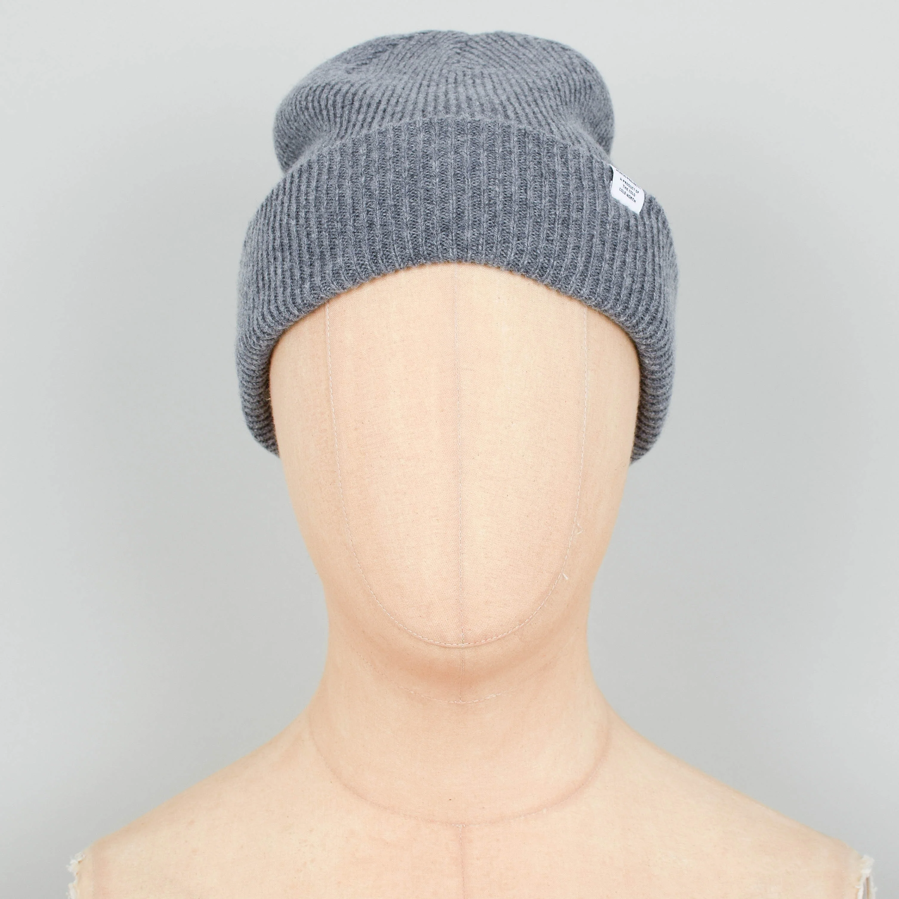 Norse Projects Beanie - Grey Melange - Image 2
