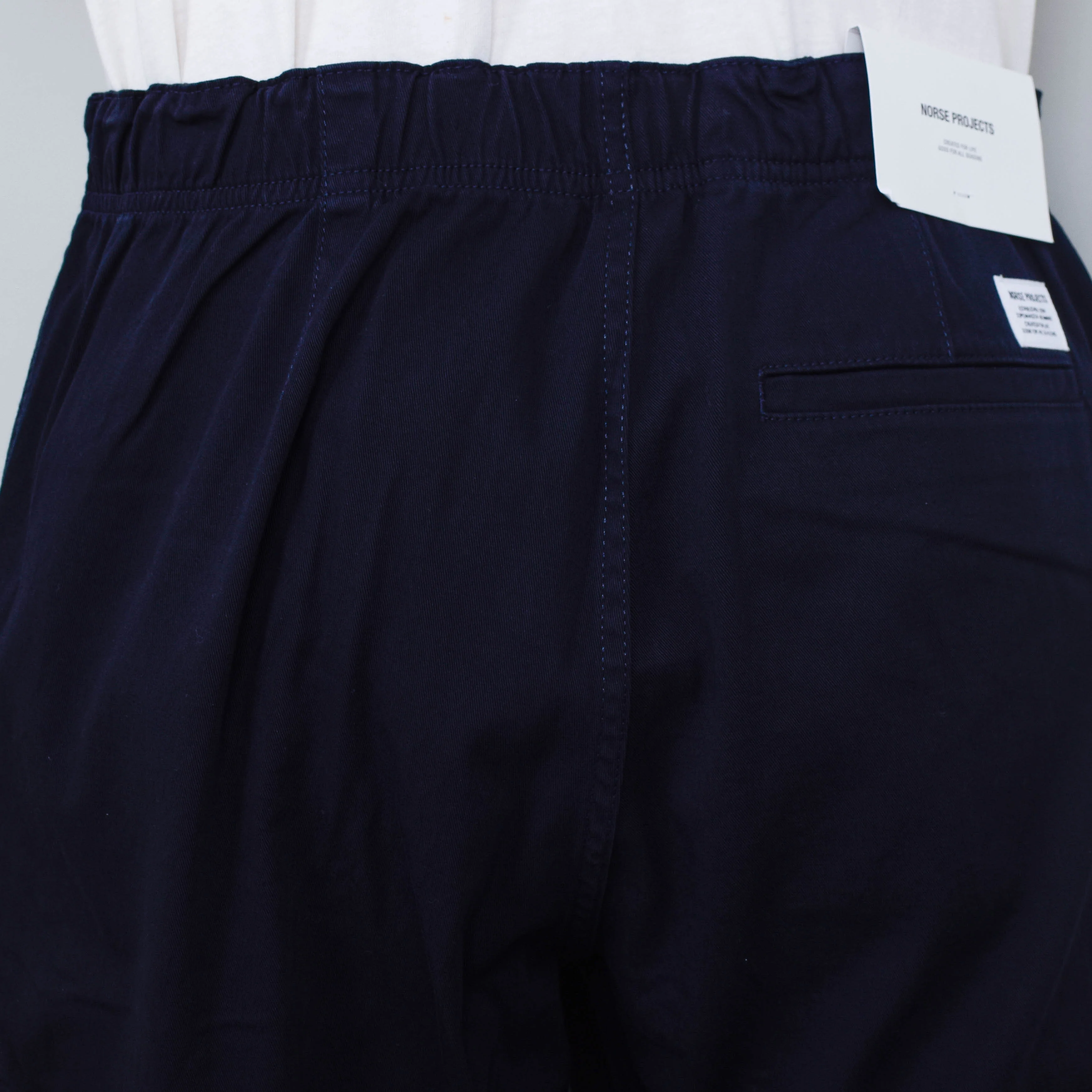 Norse Projects Ezra Light Stretch Trouser - Dark Navy - Image 3