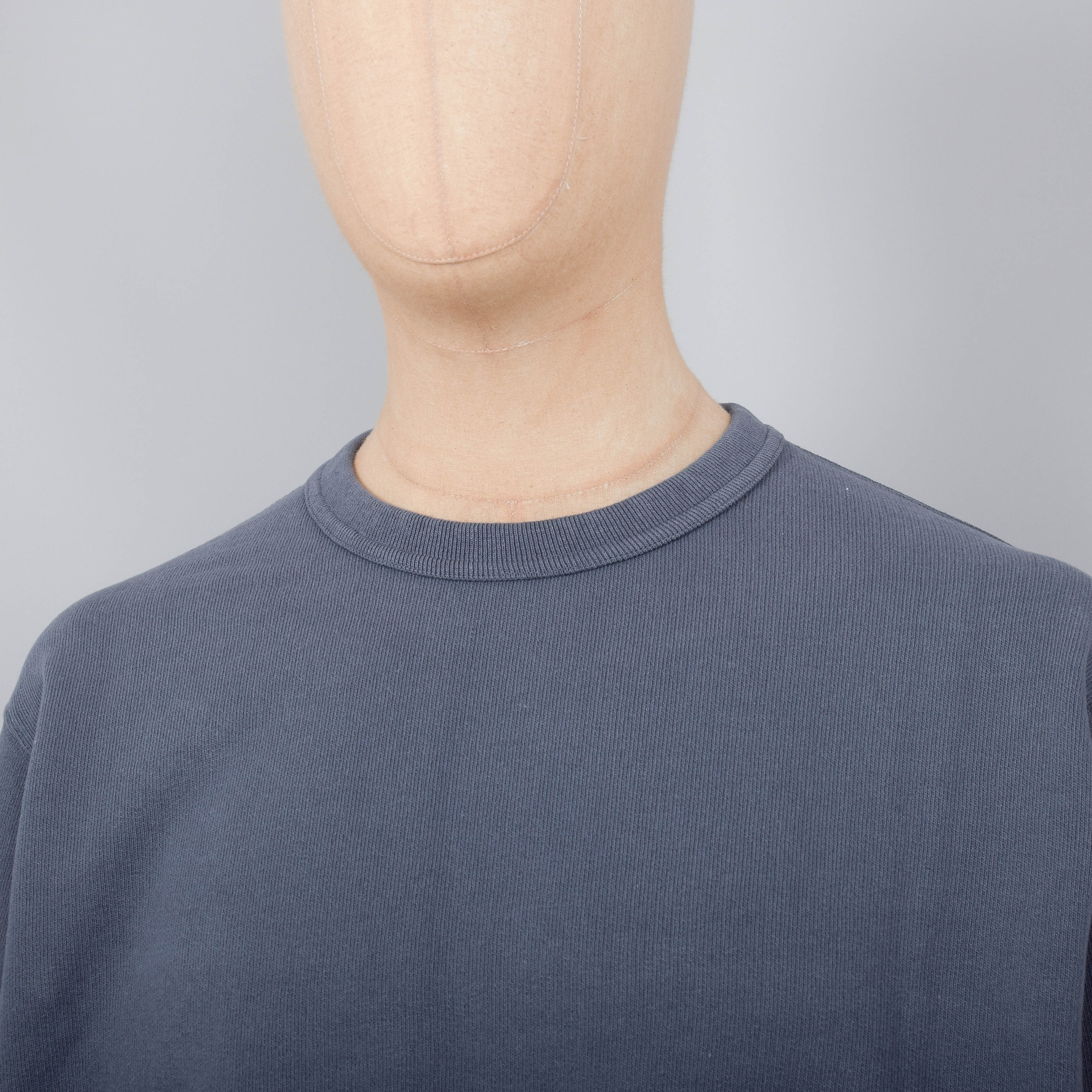 Norse Projects Fraser Tab Series Crew - Magnet Grey - Image 2