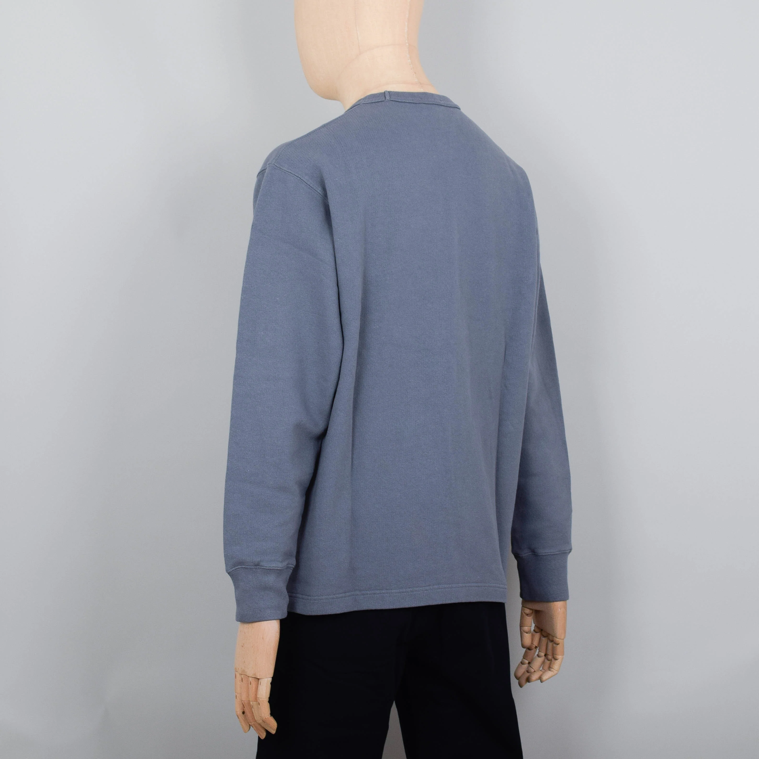 Norse Projects Fraser Tab Series Crew - Magnet Grey - Image 4