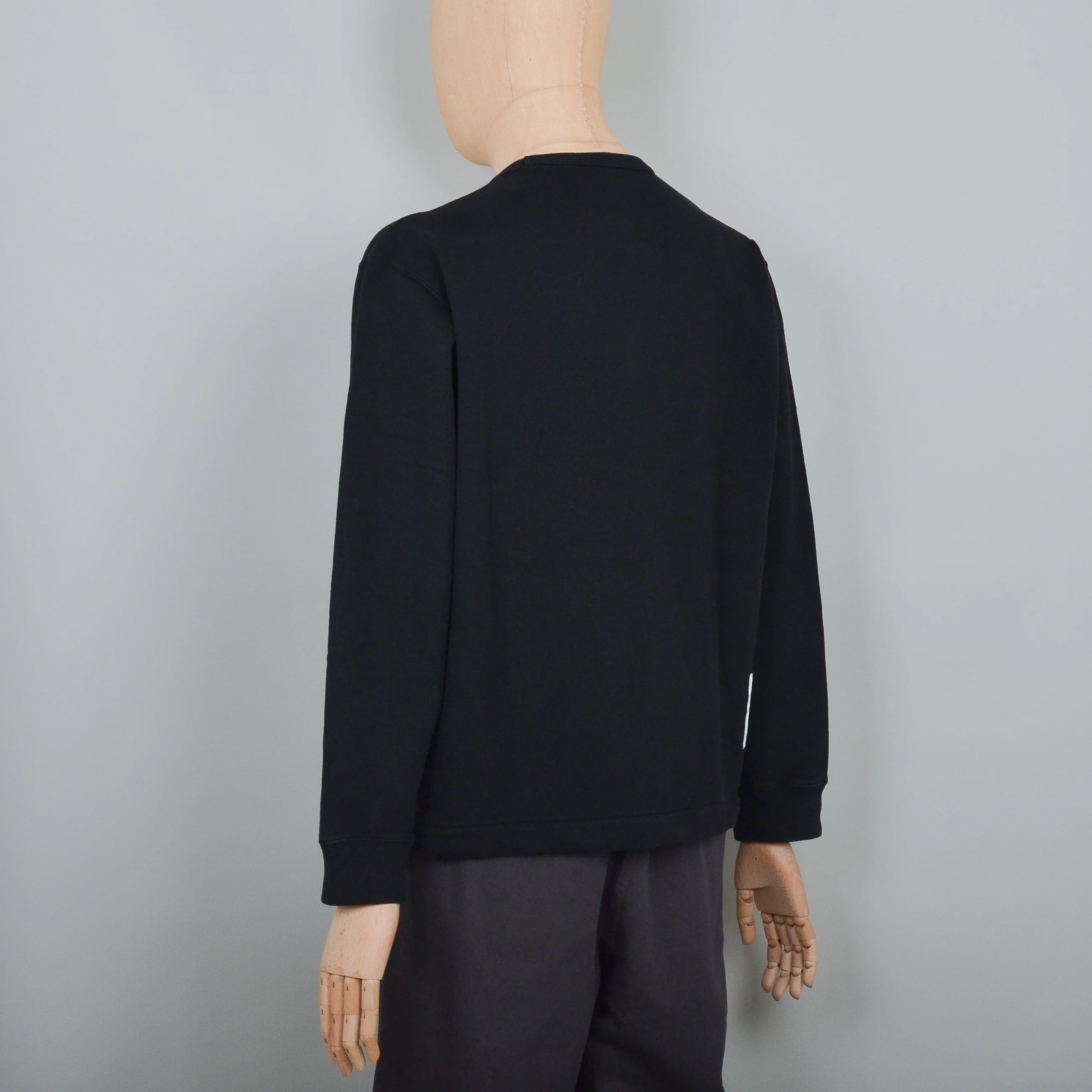 Norse Projects Fraser Tab Series Sweat - Black - Image 3