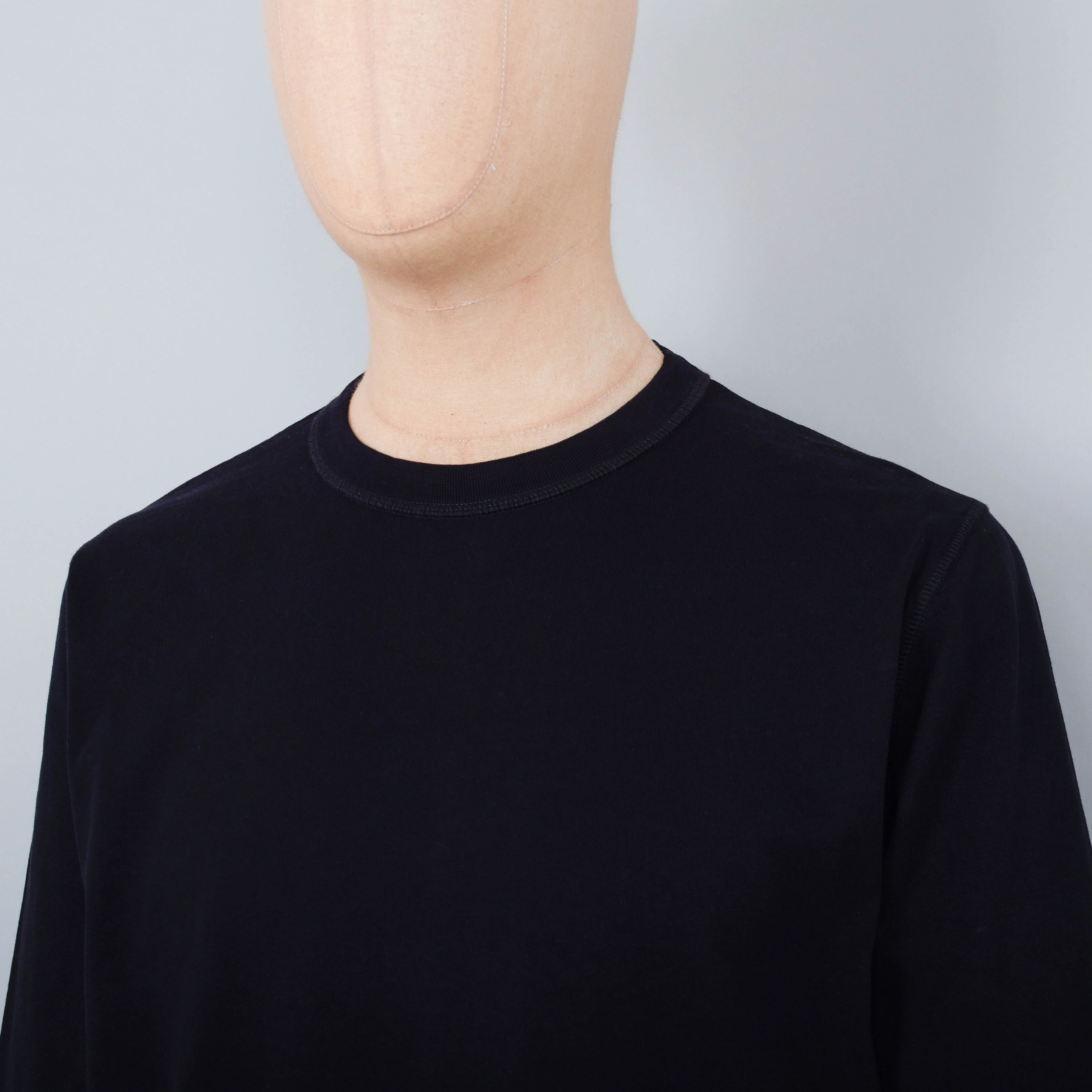 Norse Projects Holger Tab Series LS T-Shirt - Black - Image 2