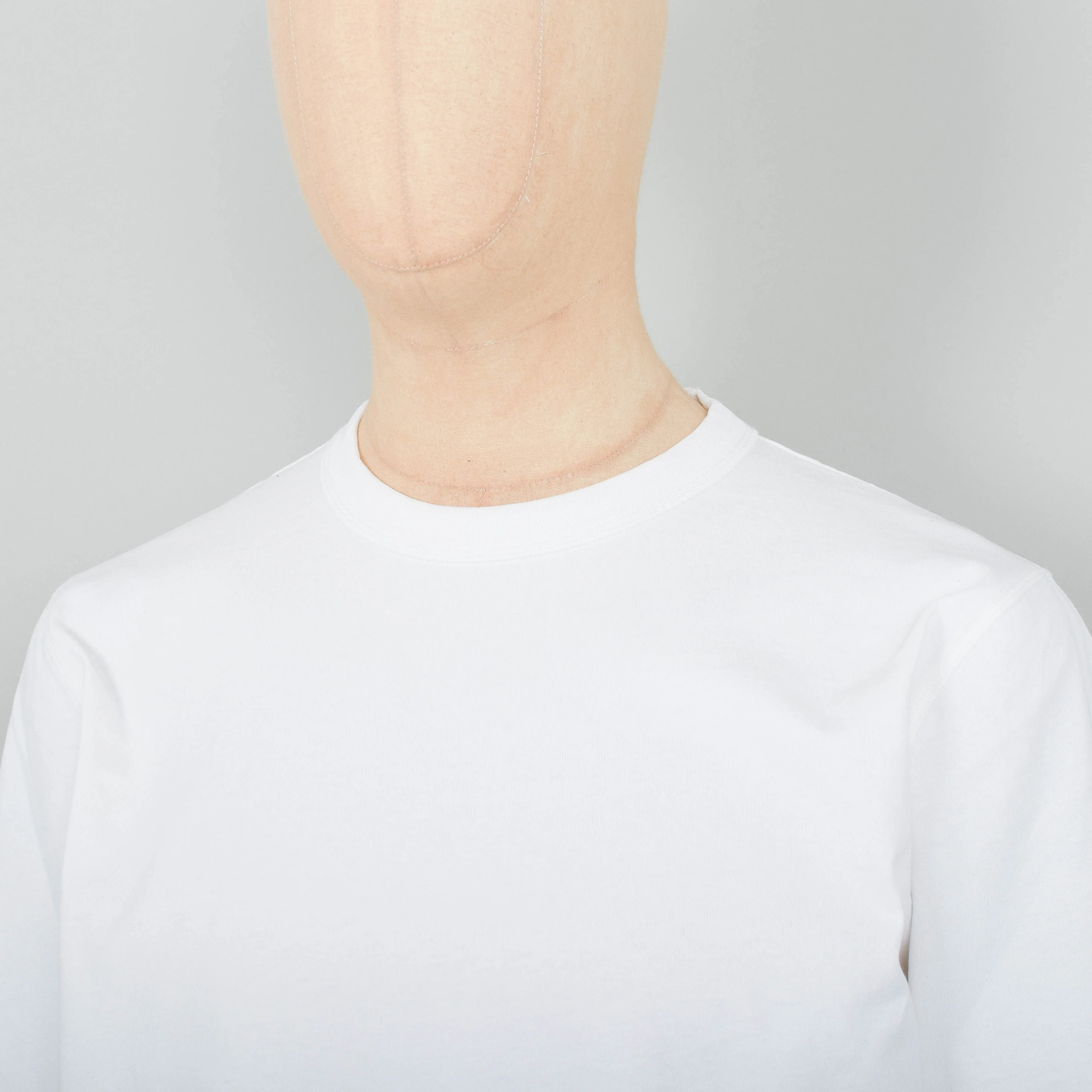 Norse Projects Holger Tab Series LS T-Shirt - White - Image 2
