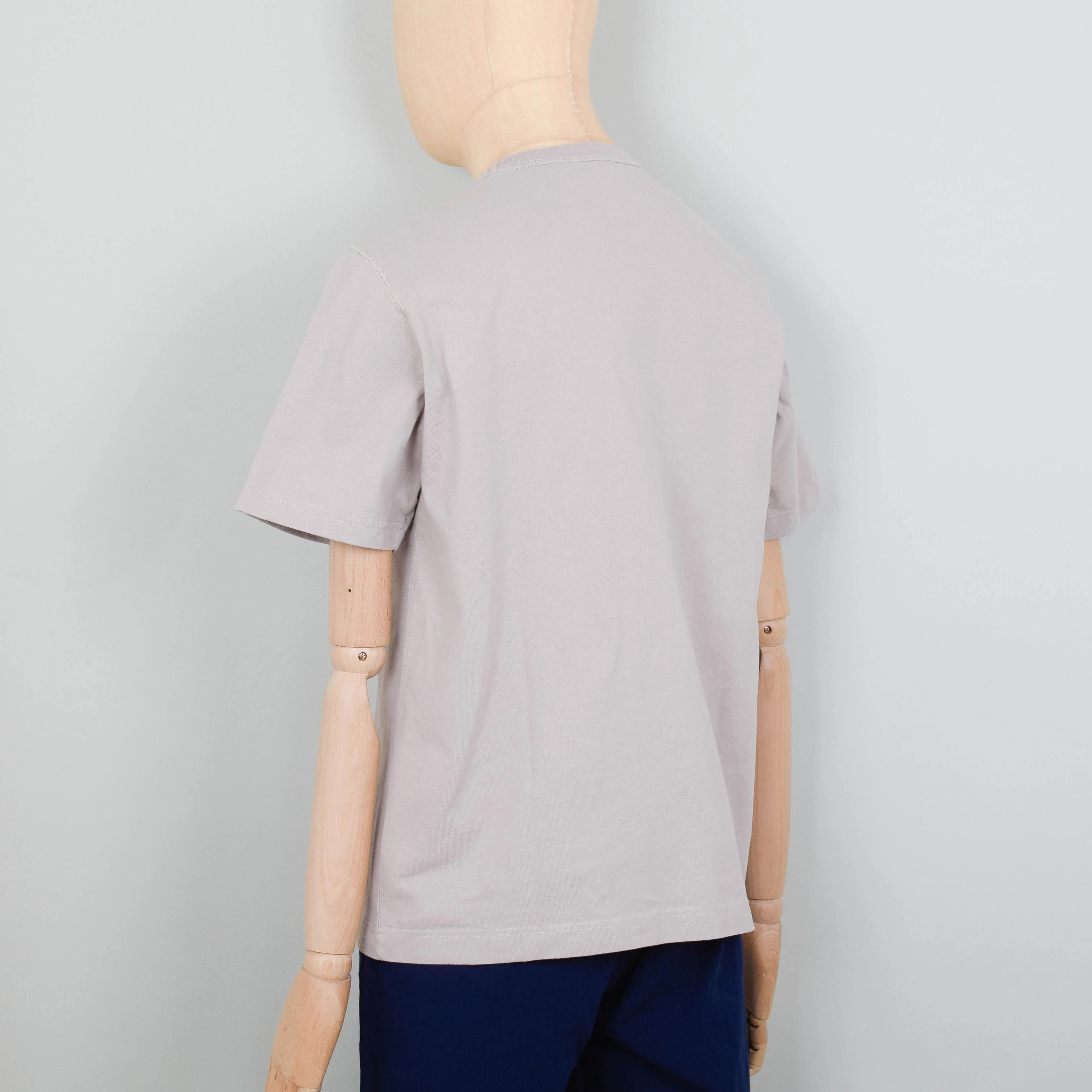 Norse Projects Holger Tab Series SS T-Shirt - Light Khaki - Image 4