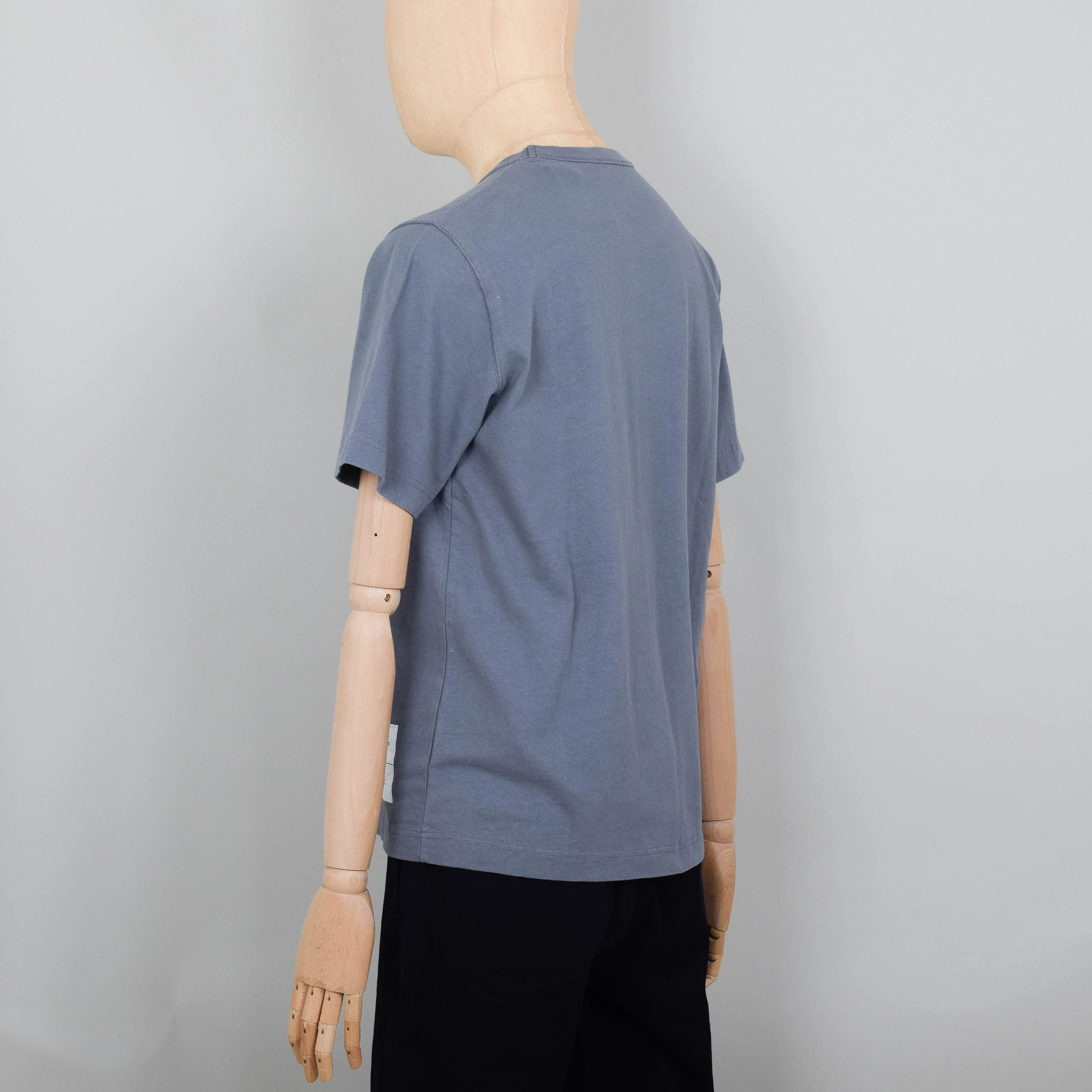Norse Projects Holger Tab Series SS T-Shirt - Magnet Grey - Image 4