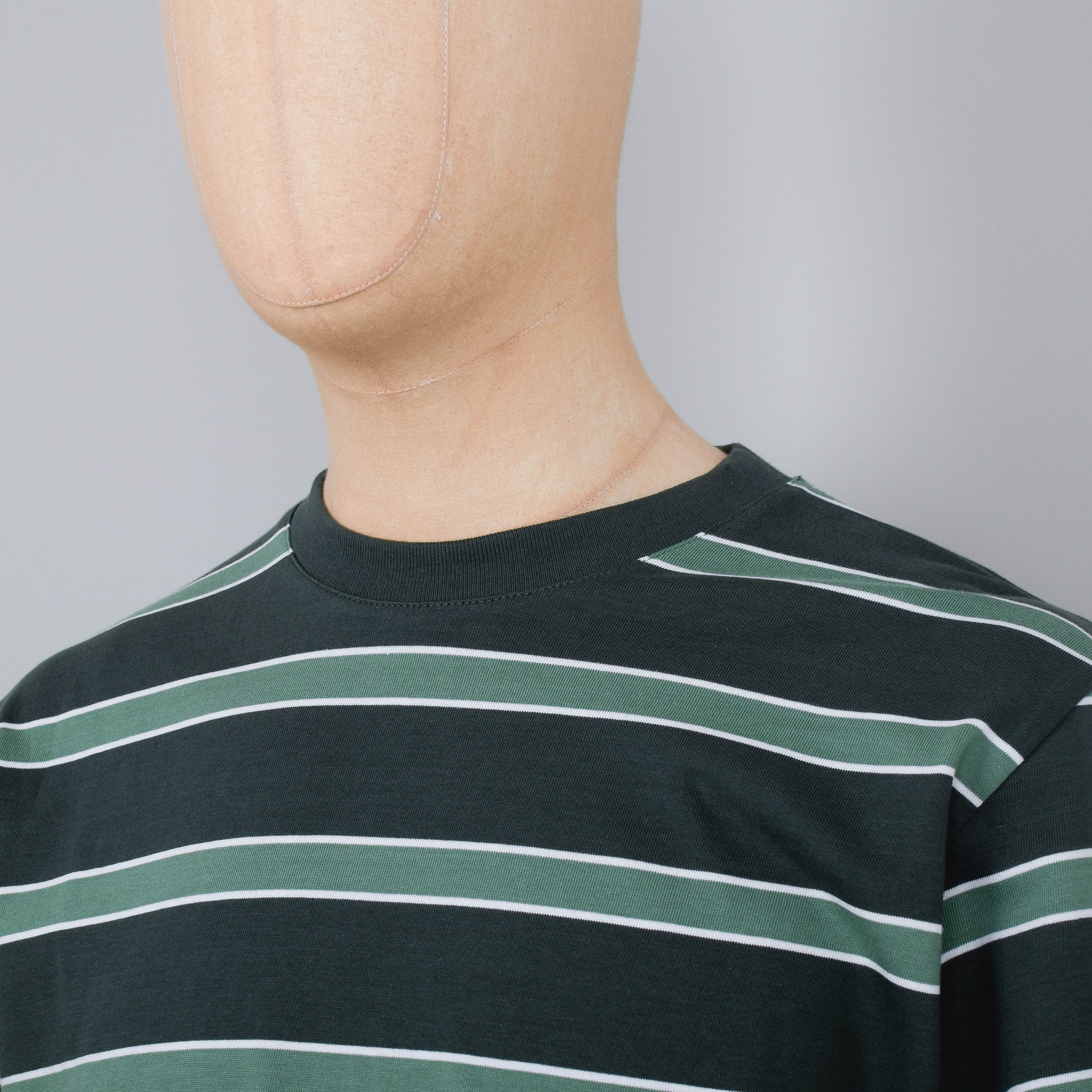 Norse Projects Johannes Organic Multicolour T-Shirt - Spruce Green - Image 2