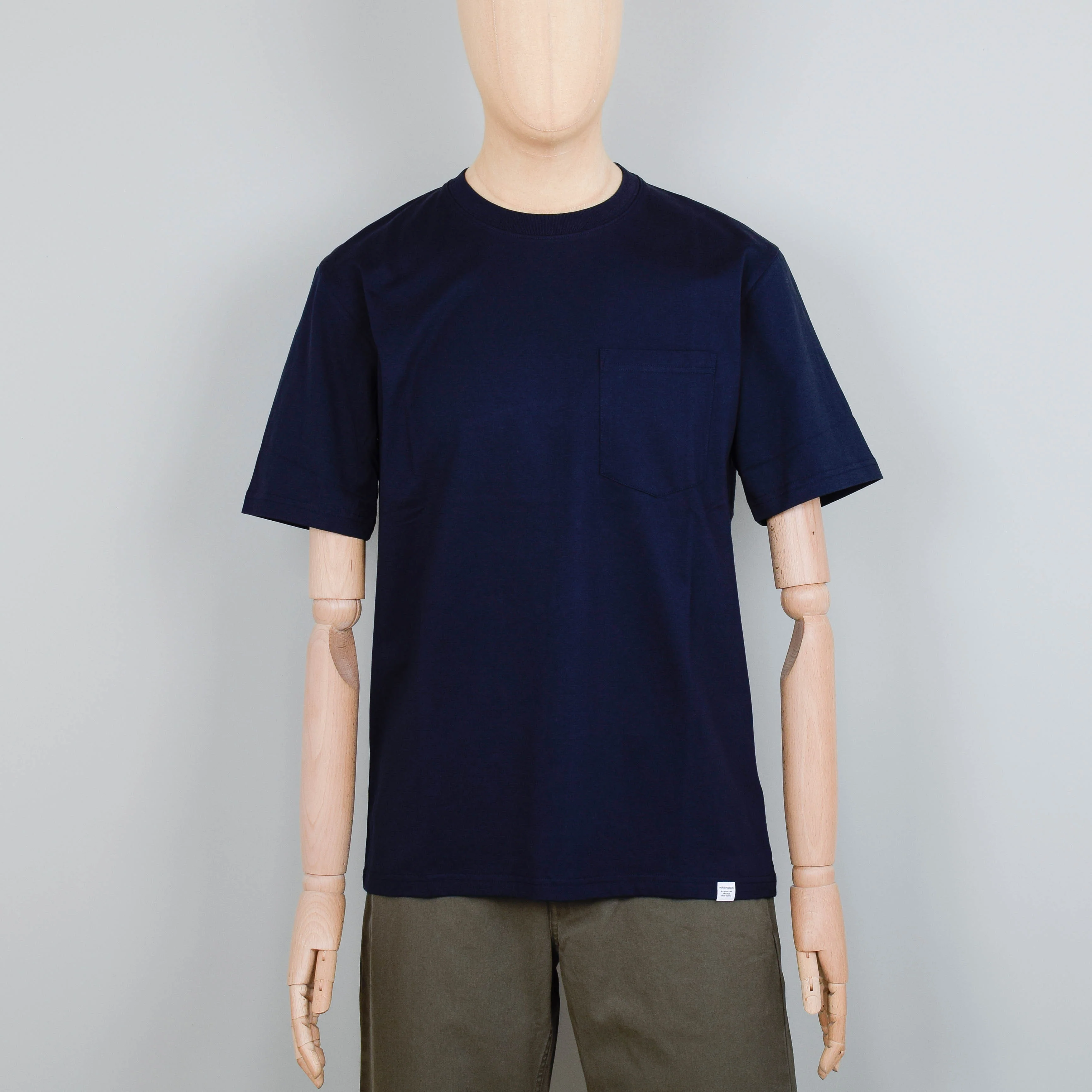 Norse Projects Johannes Pocket T-Shirt - Dark Navy