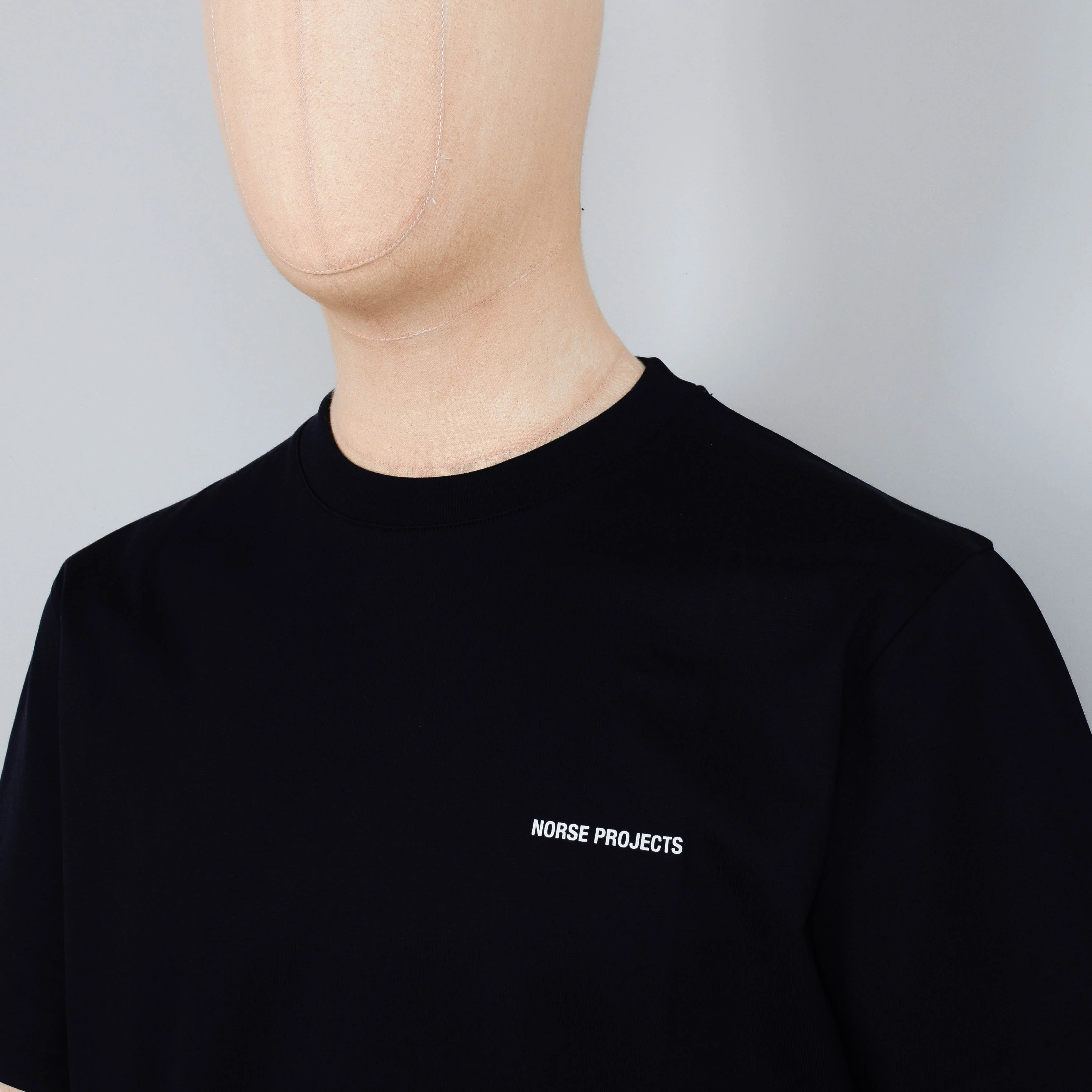 Norse Projects Johannes Standard Logo T-Shirt - Black - Image 2