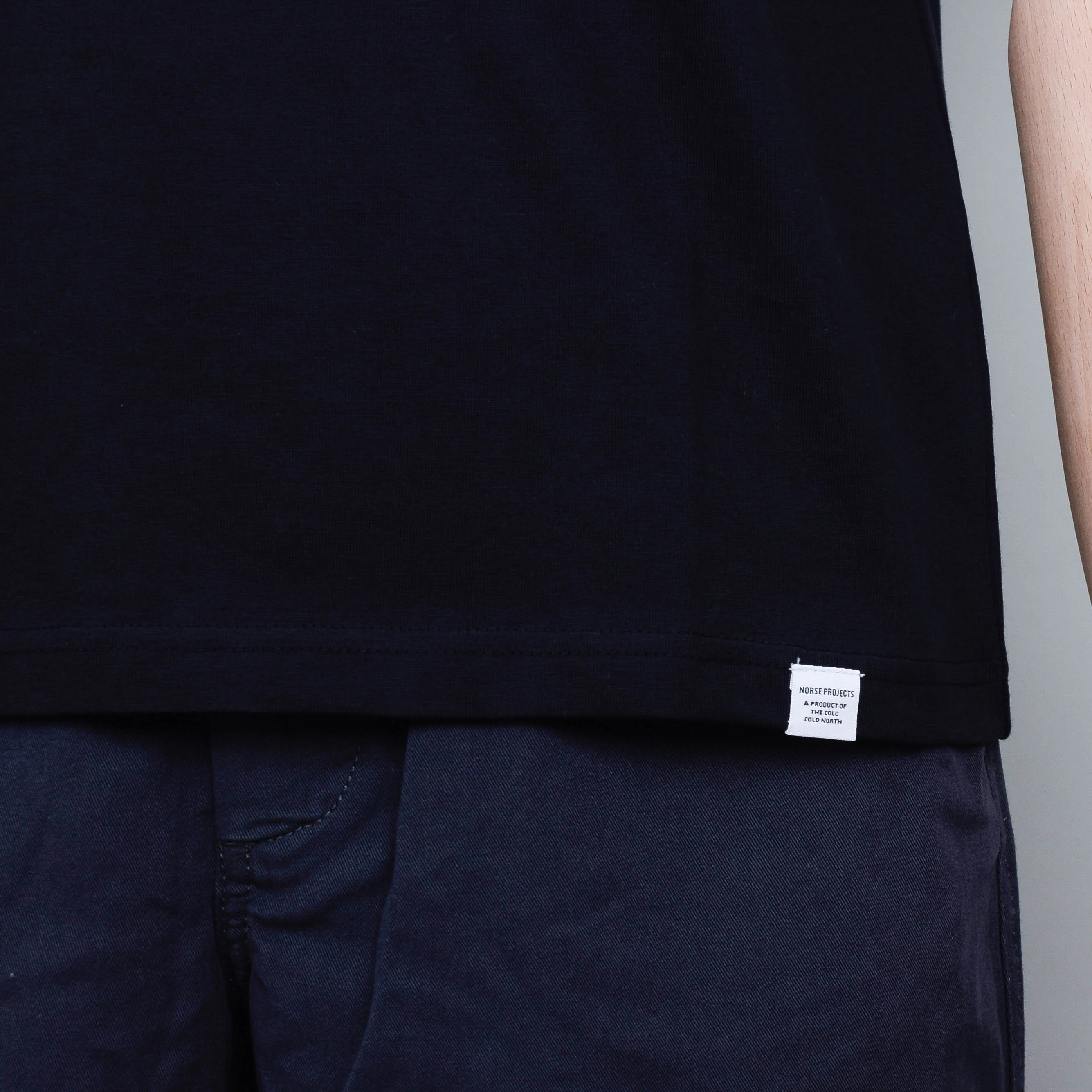 Norse Projects Johannes Standard Pocket SS T-Shirt - Black - Image 3