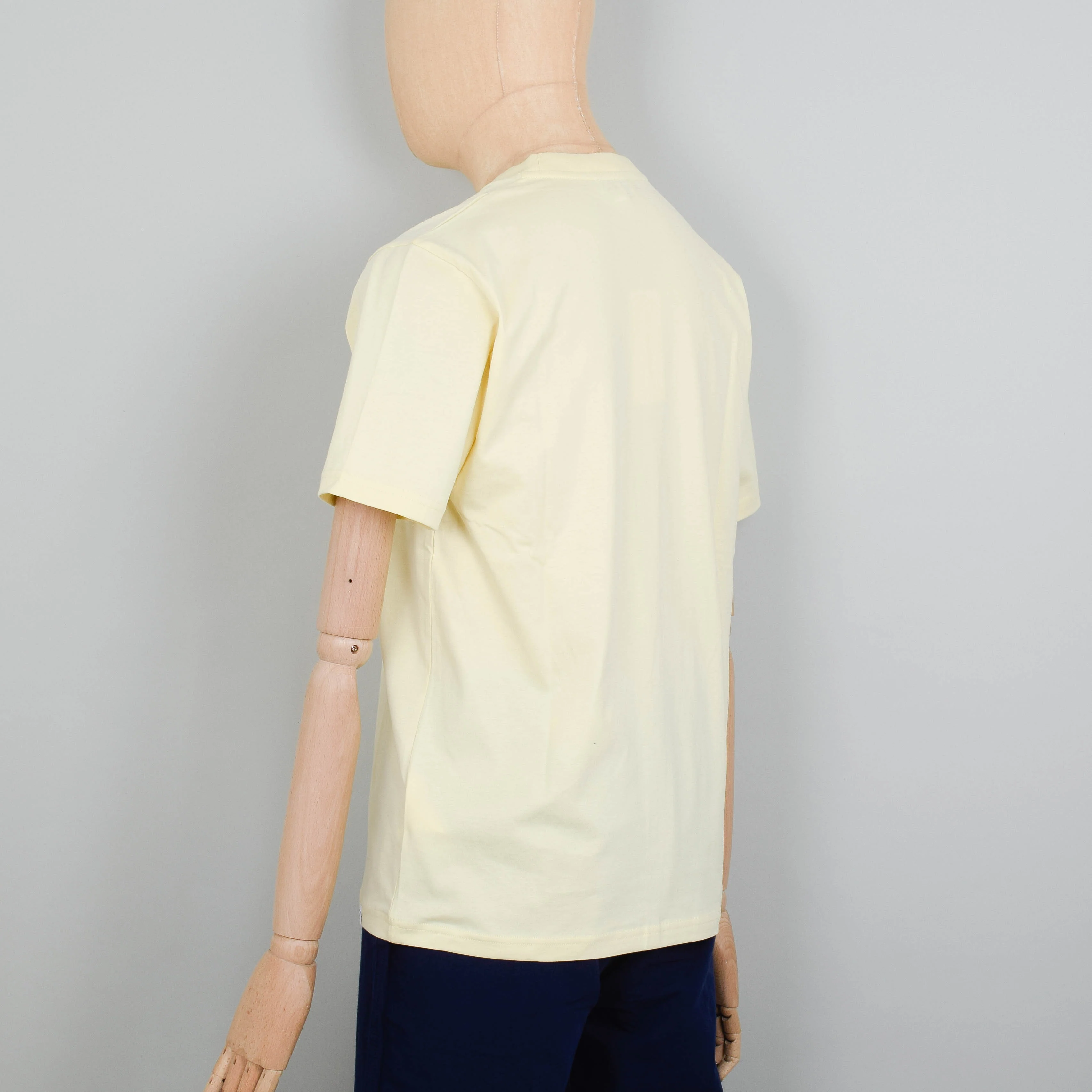 Norse Projects Johannes Standard Pocket SS T-Shirt - Sunwashed Yellow - Image 3