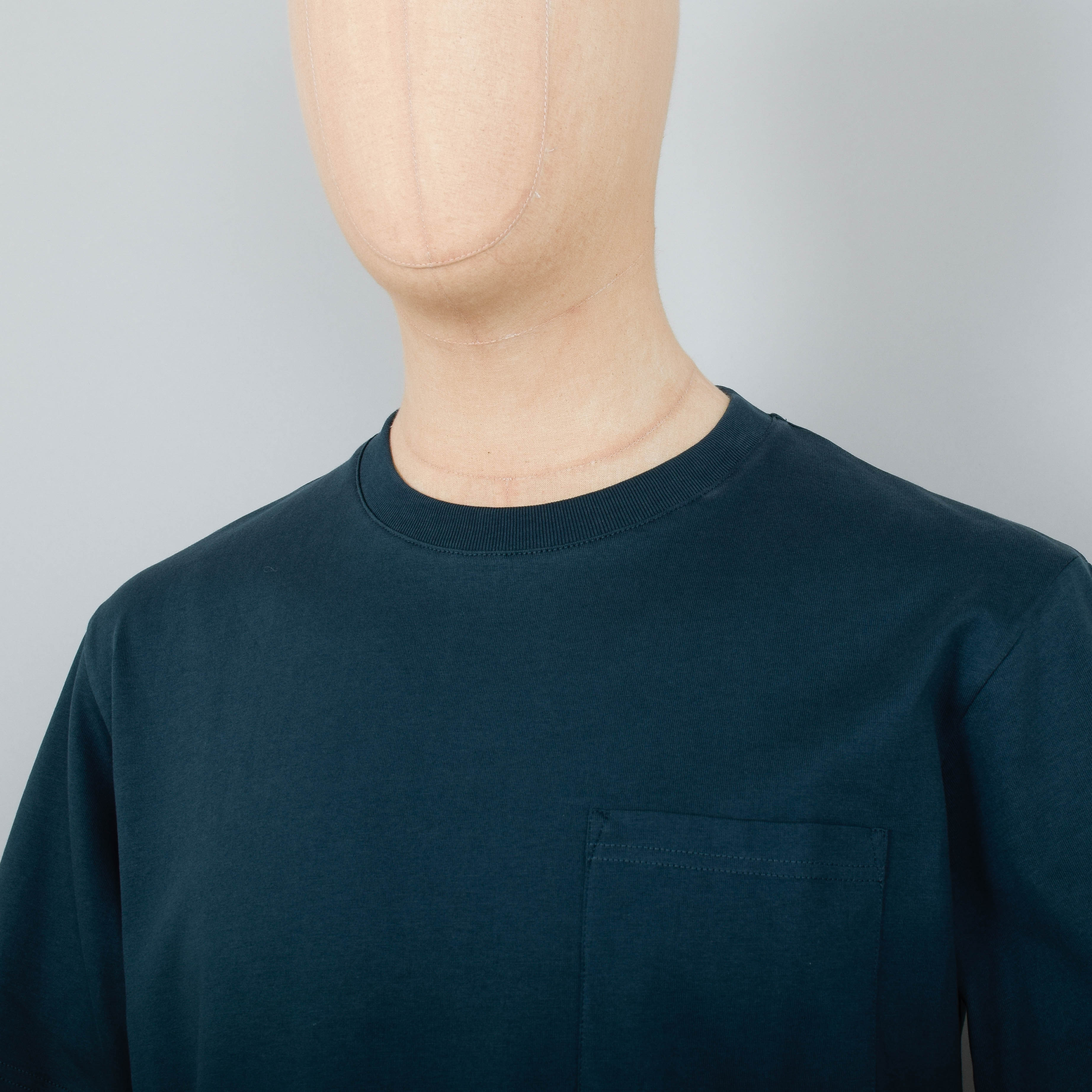 Norse Projects Johannes Standard Pocket SS T-Shirt - Varsity Green - Image 2