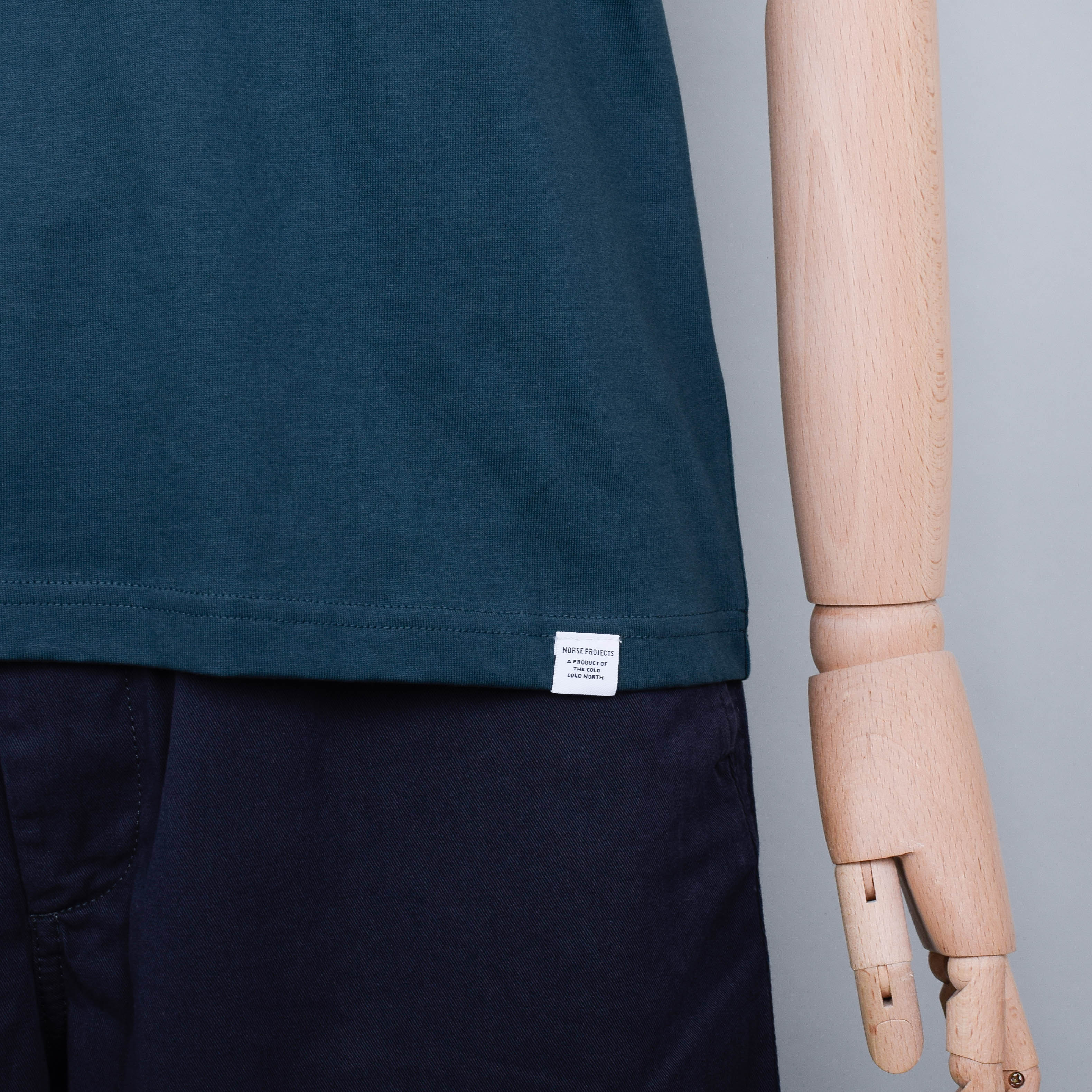Norse Projects Johannes Standard Pocket SS T-Shirt - Varsity Green - Image 3