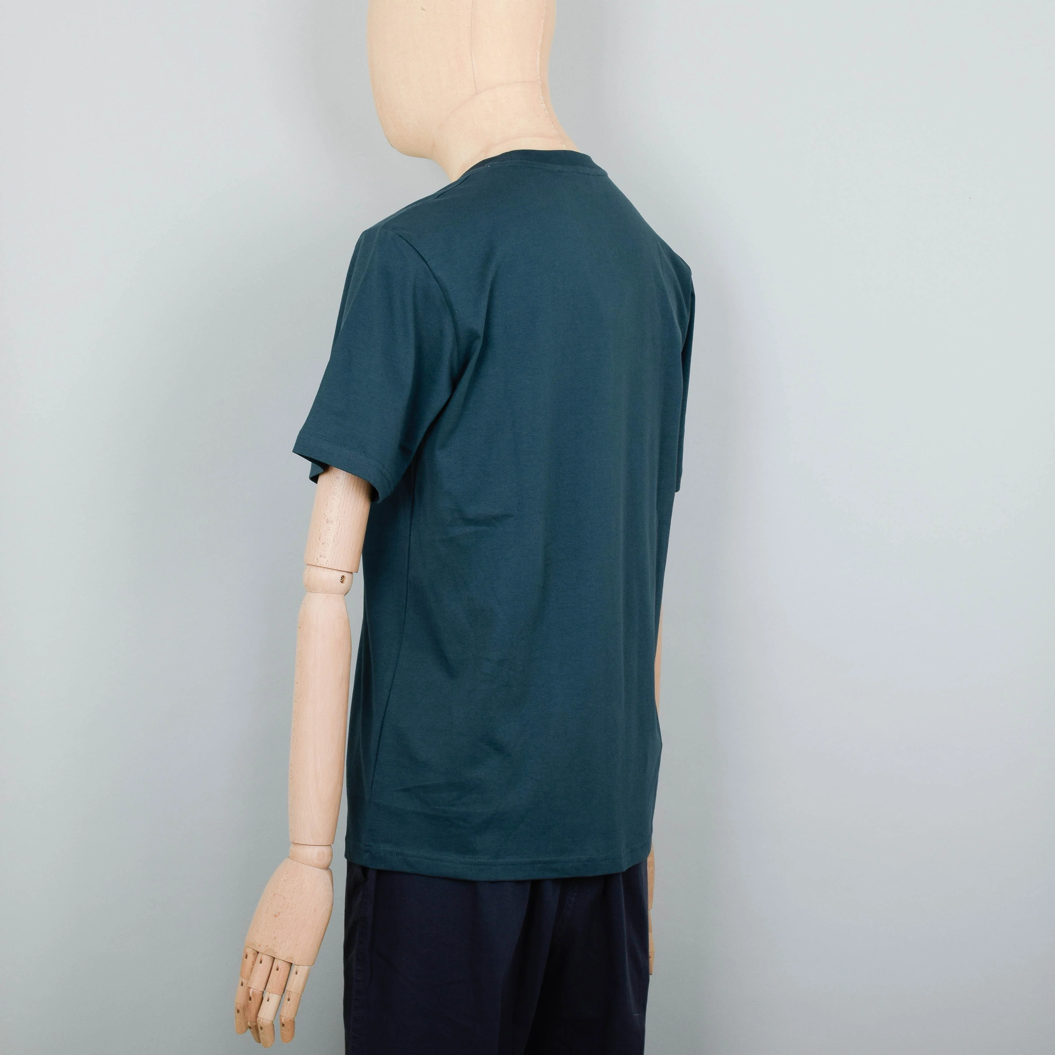 Norse Projects Johannes Standard Pocket SS T-Shirt - Varsity Green - Image 4