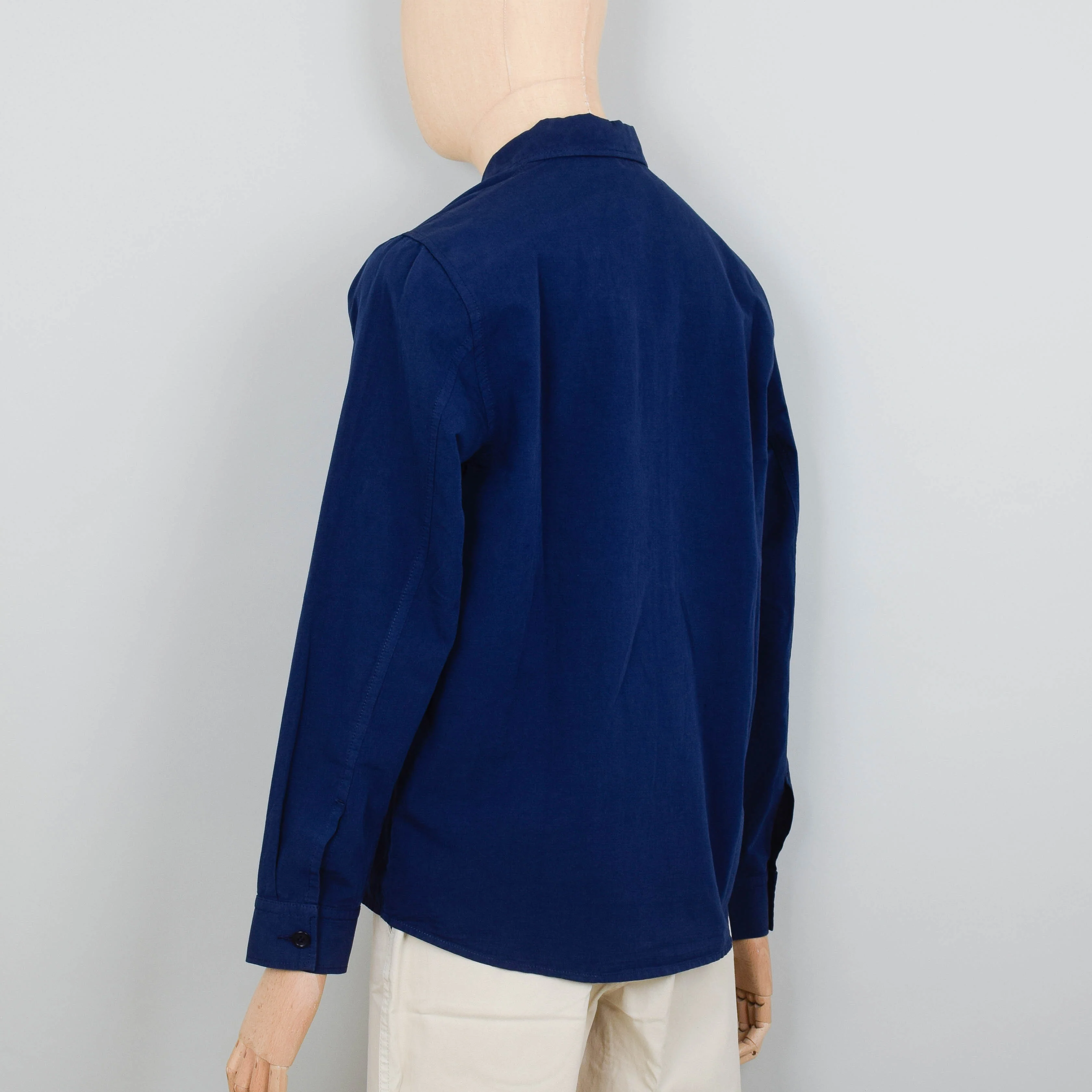 Norse Projects Julian Cotton Linen Jacket - Navy - Image 3