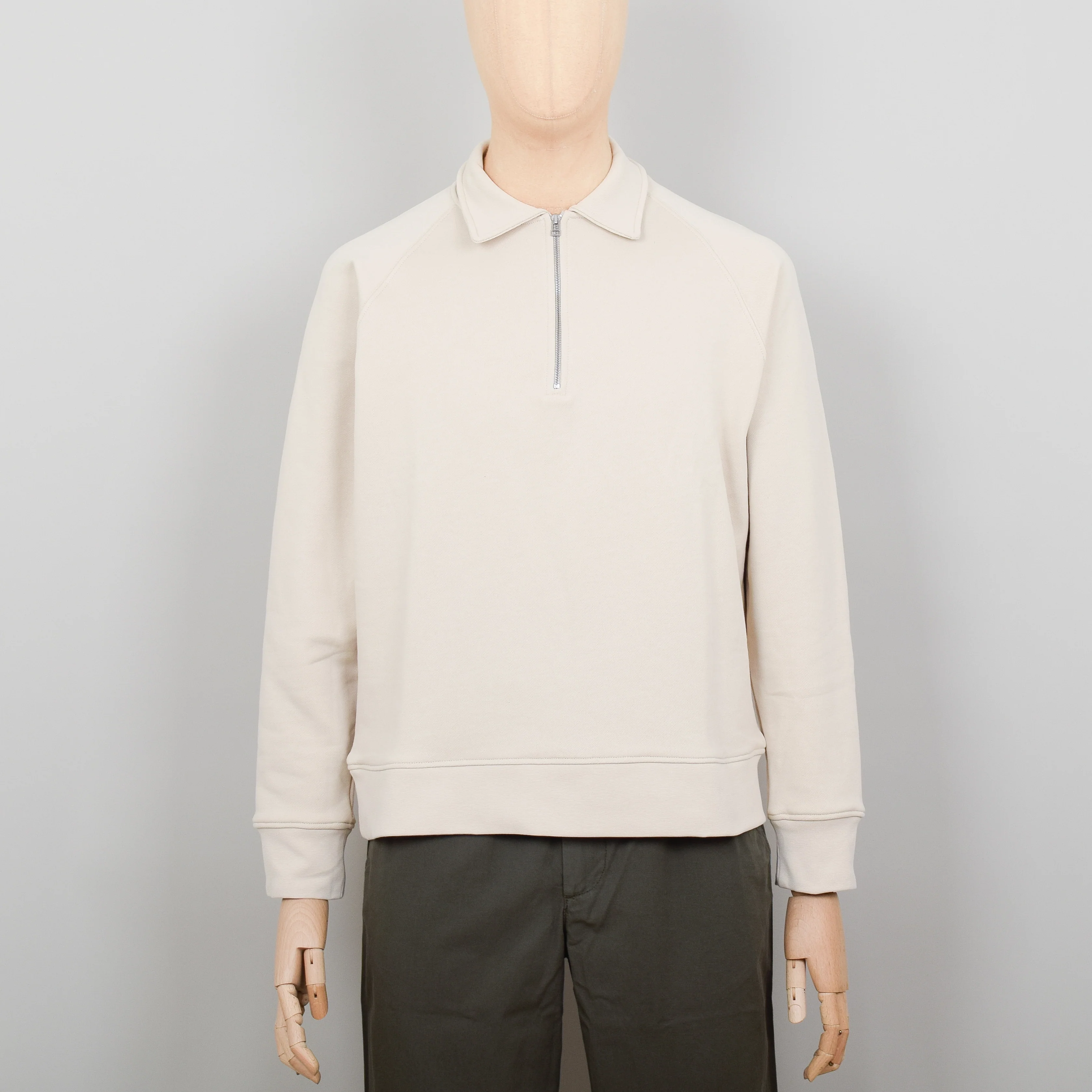 Norse Projects Kristian Half Zip - Oatmeal