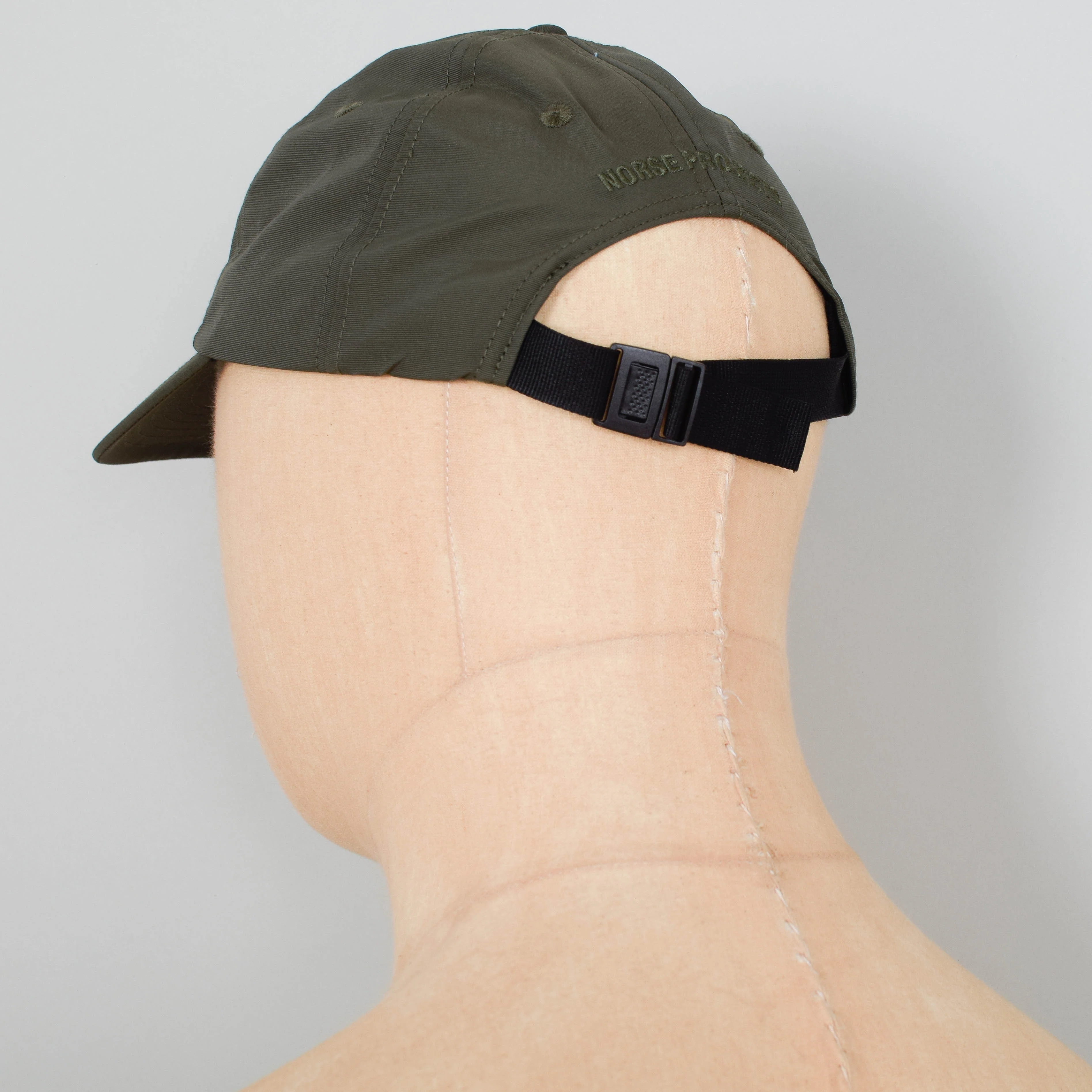 Norse Projects Nylon N Sports Cap - Ivy Green - Image 3