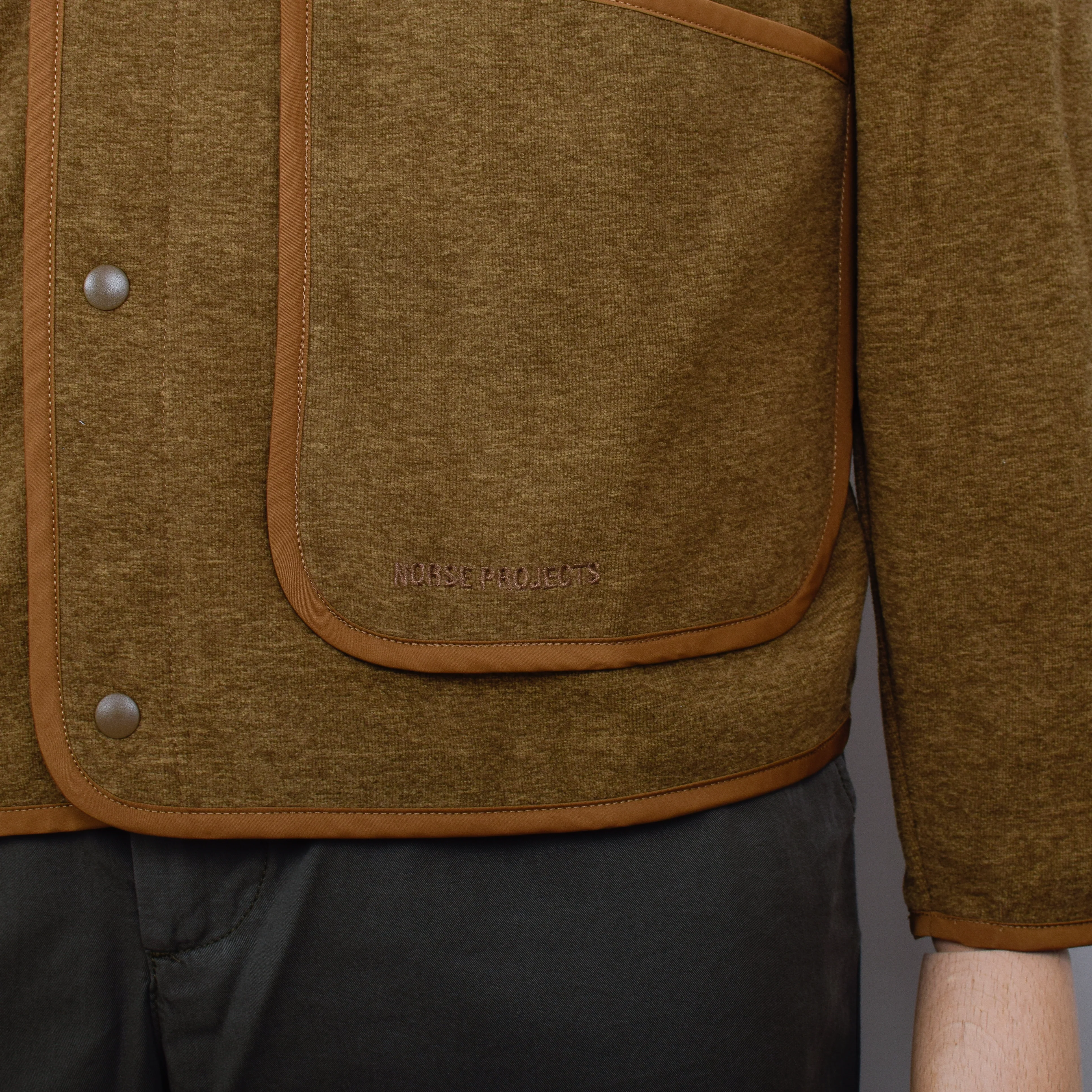 Norse Projects Otto Fleece Jacket - Duffle - Image 3