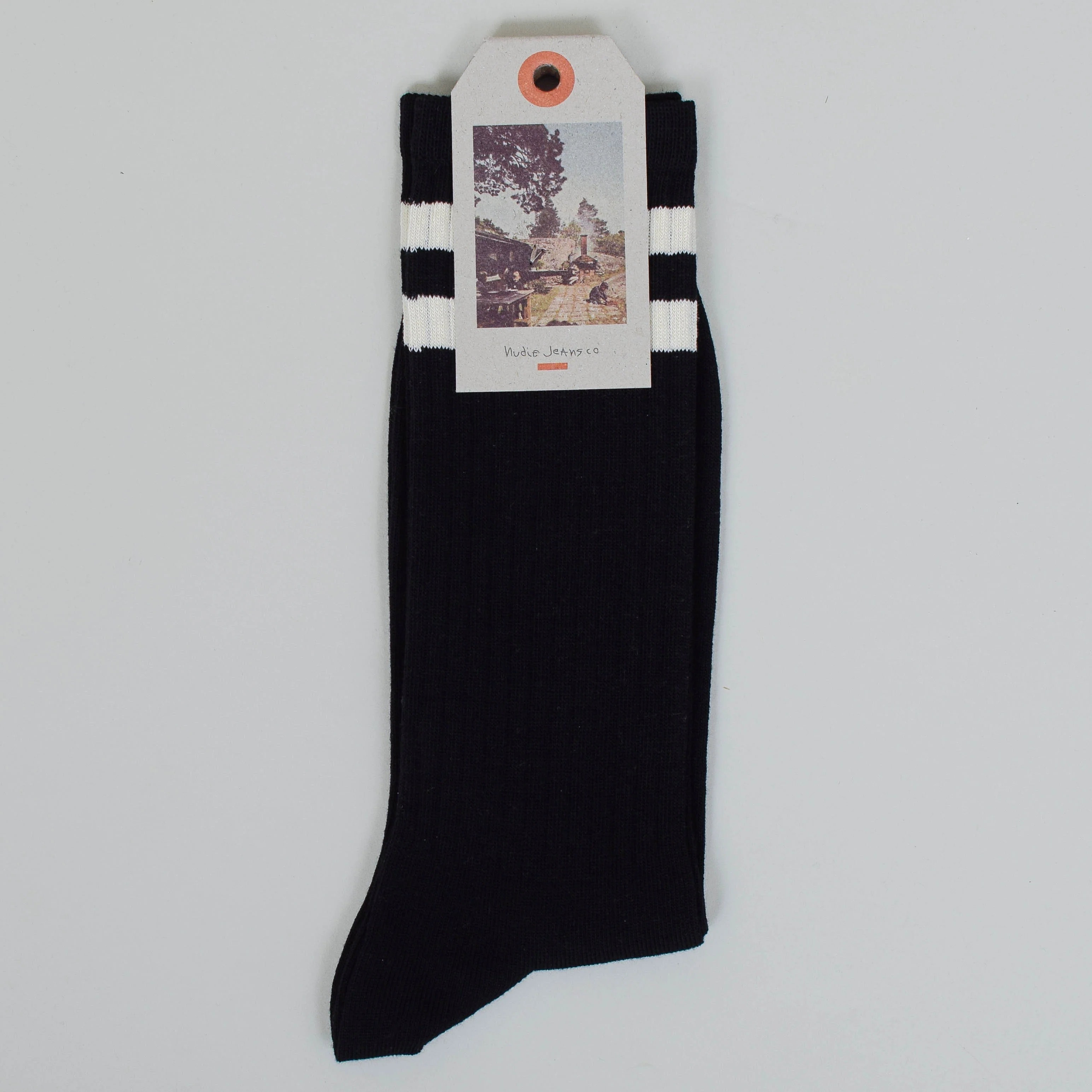 Nudie Amundsson Sport Sock - Black
