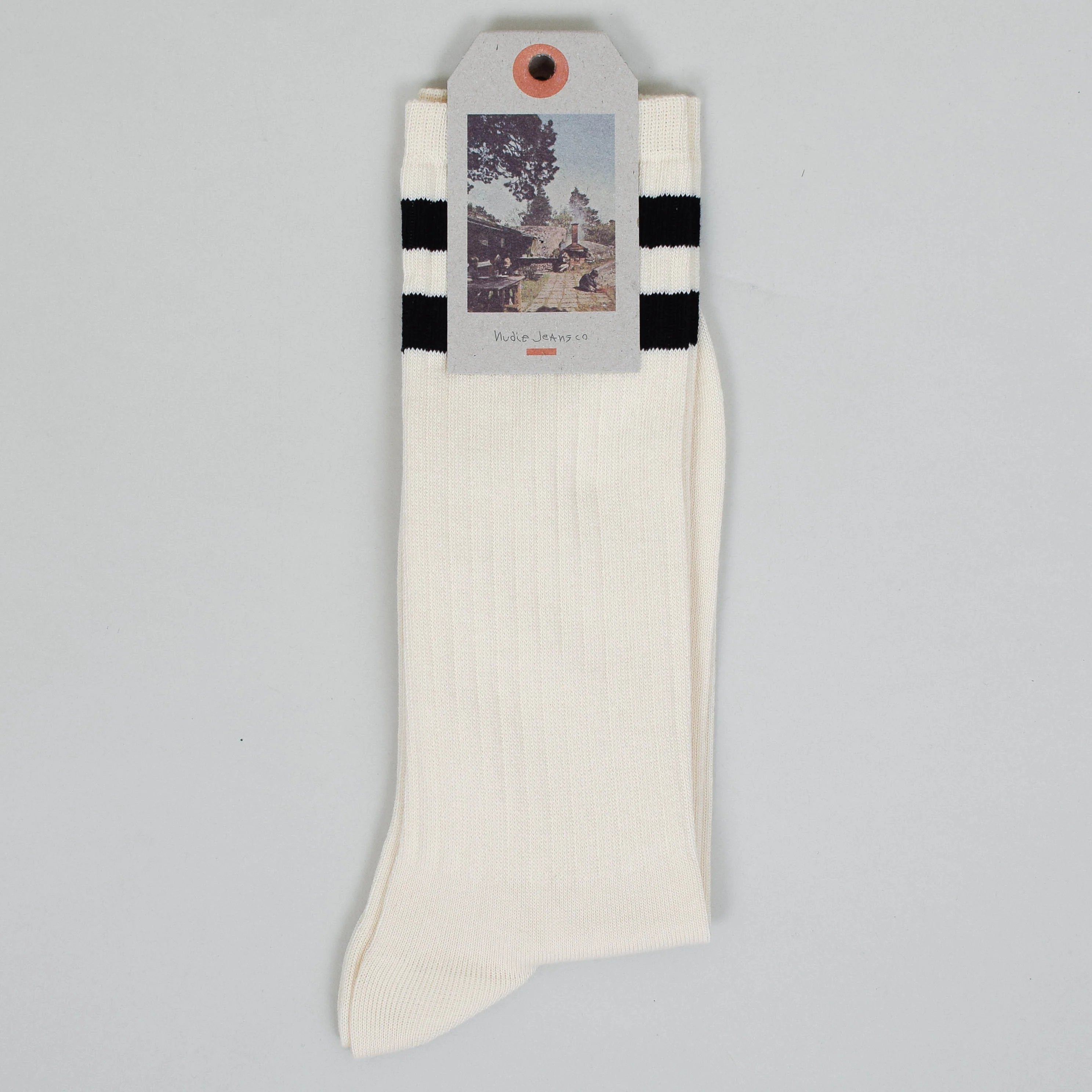 Nudie Amundsson Sport Sock - Off White