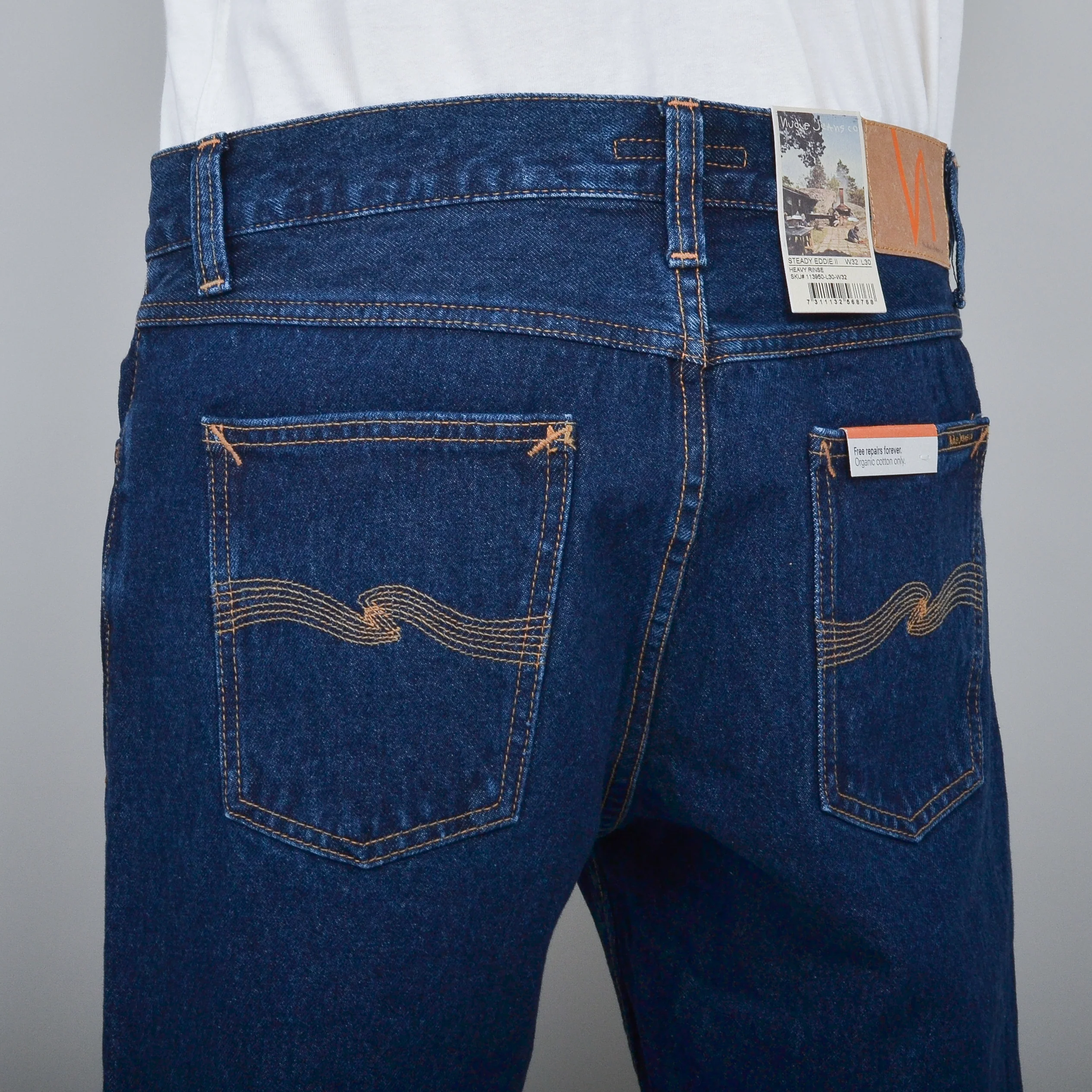 Nudie Jean Steady Eddie II - Heavy Rinse - Image 3