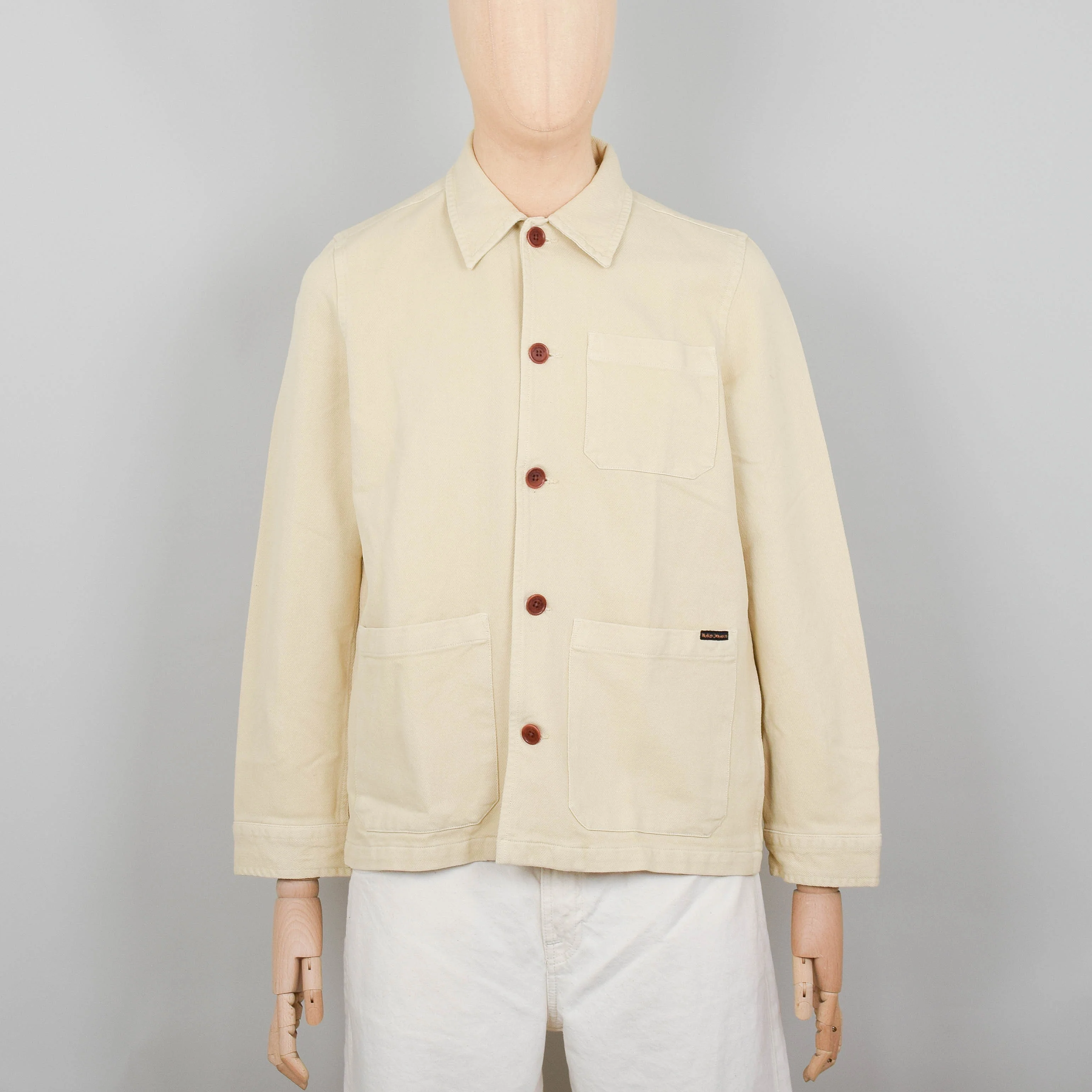 Nudie Jeans Barney Worker Jacket - Cream