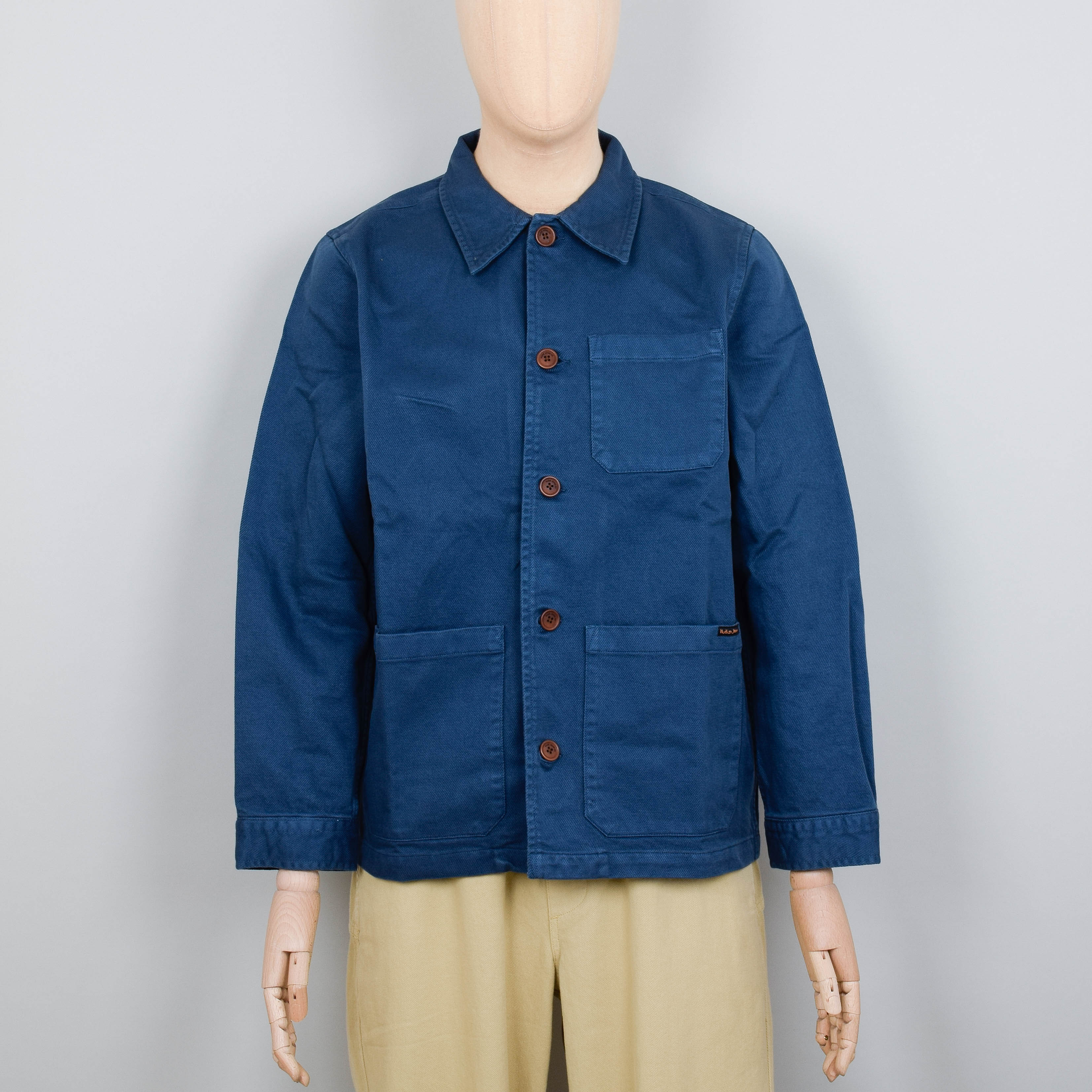 Nudie Jeans Barney Worker Jacket - Indigo Blue