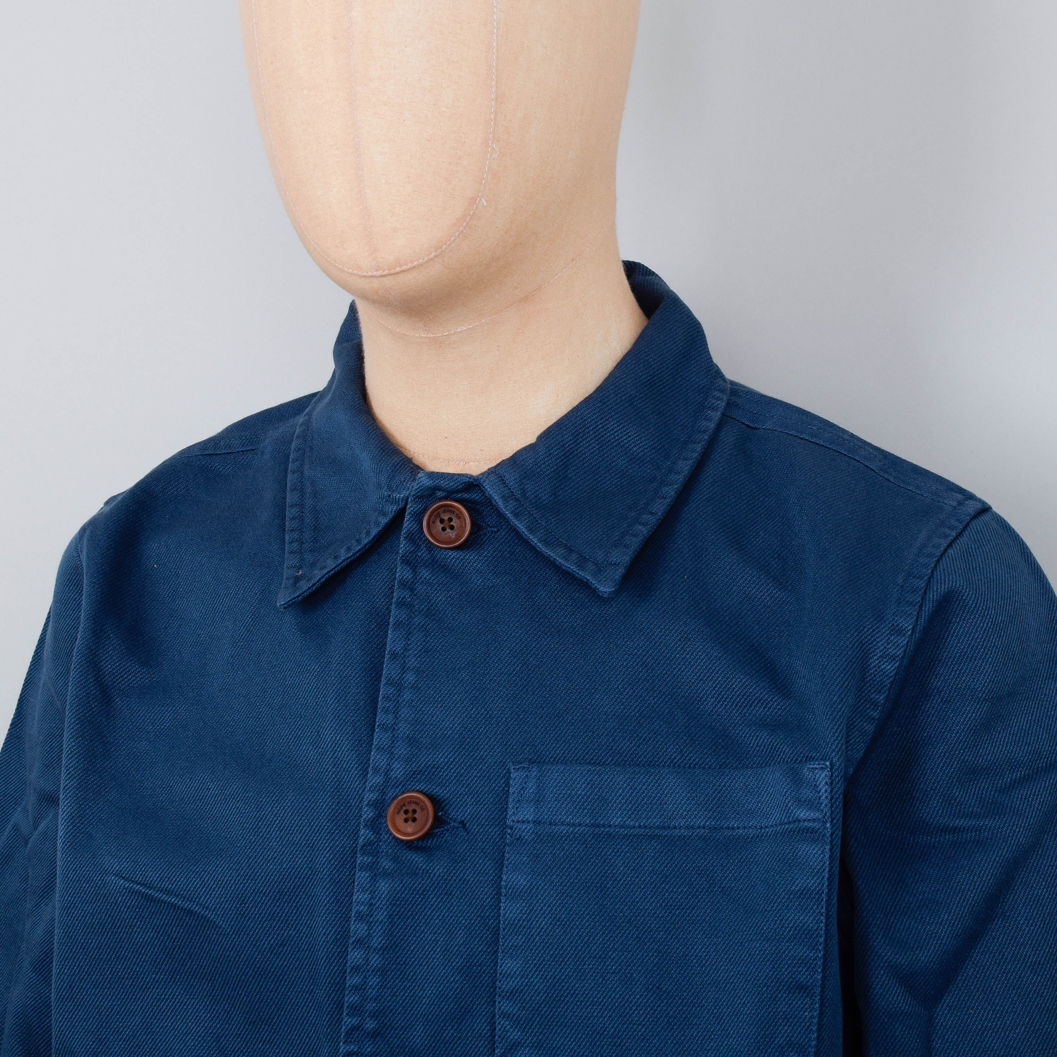 Nudie Jeans Barney Worker Jacket - Indigo Blue - Image 2